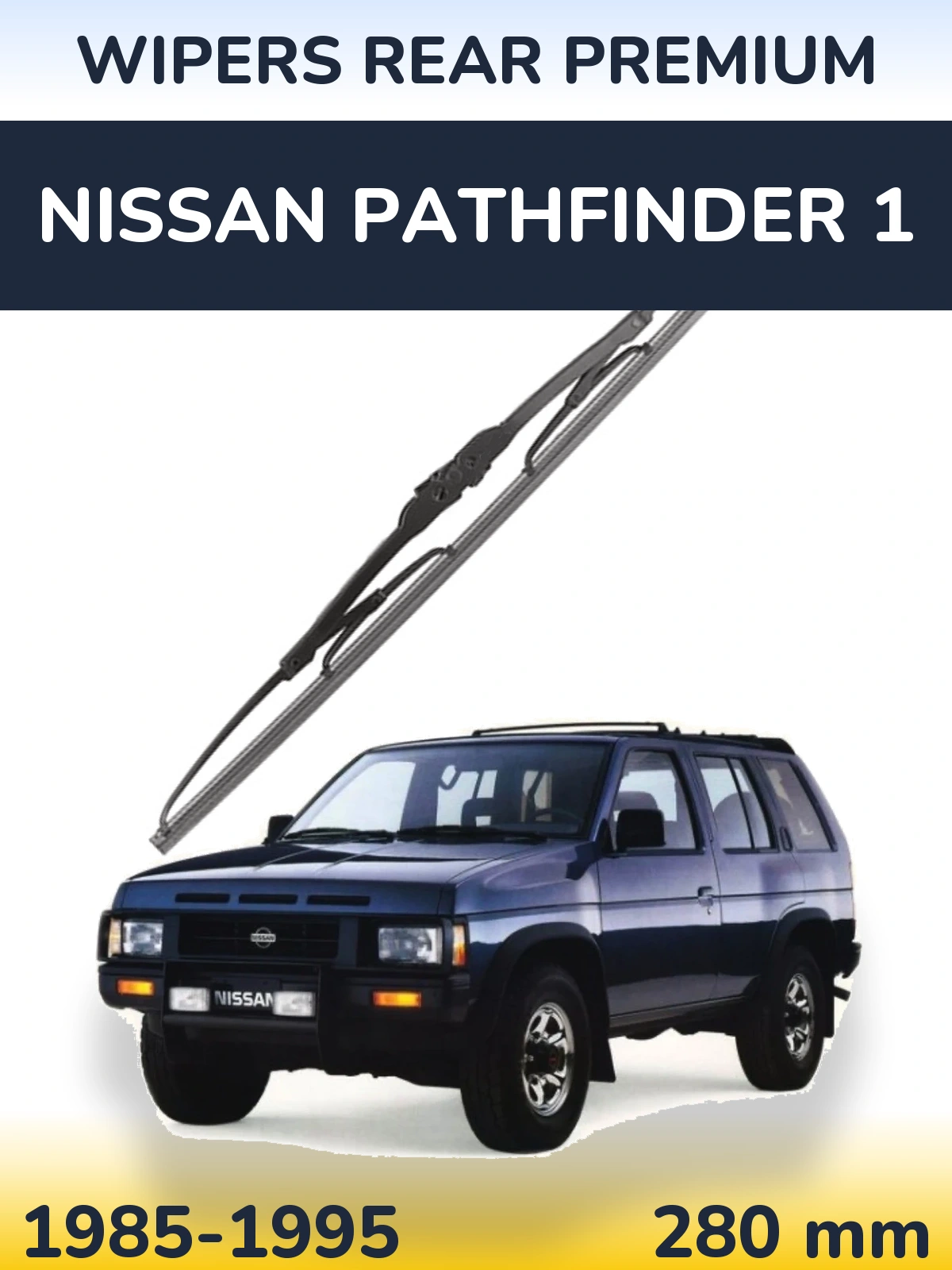 Zadní stěrač WIPERS REAR PREMIUM 280 mm pro Nissan Pathfinder 1 1985-1995
