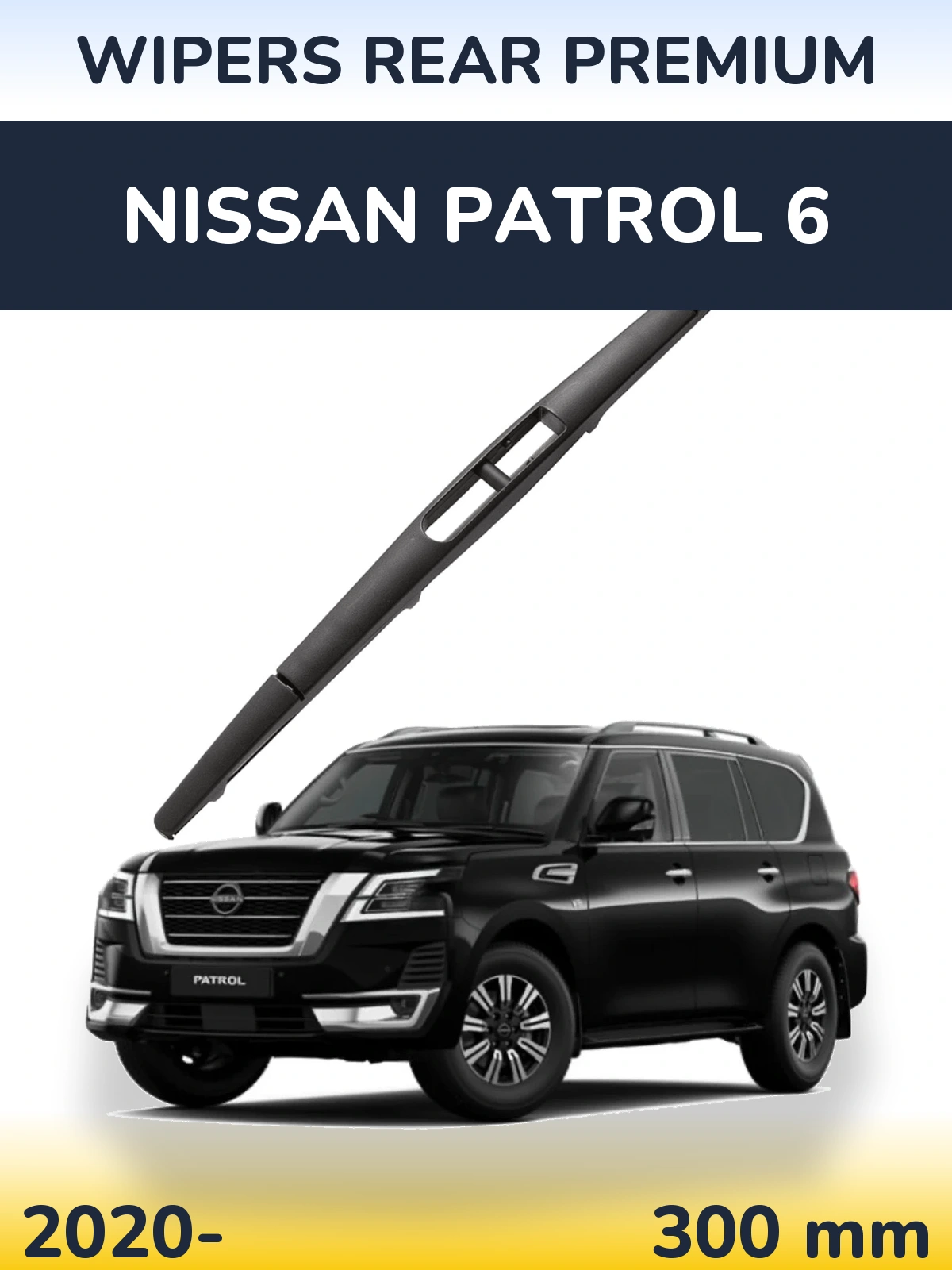 Zadní stěrač WIPERS REAR PREMIUM 300 mm pro Nissan Patrol 6 2020-2026