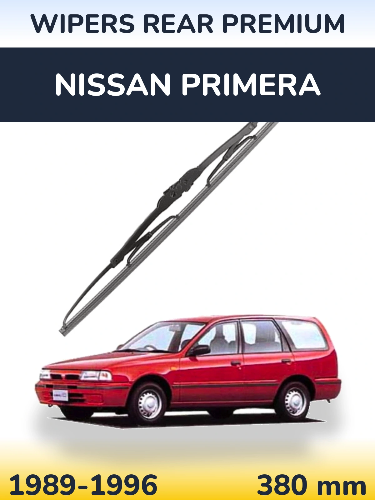 Zadní stěrač WIPERS REAR PREMIUM 380 mm pro Nissan Primera 1989-1996
