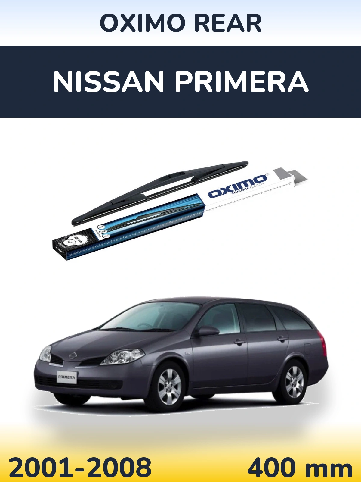 Zadní stěrač Oximo Rear 400 mm pro Nissan Primera 2001-2008