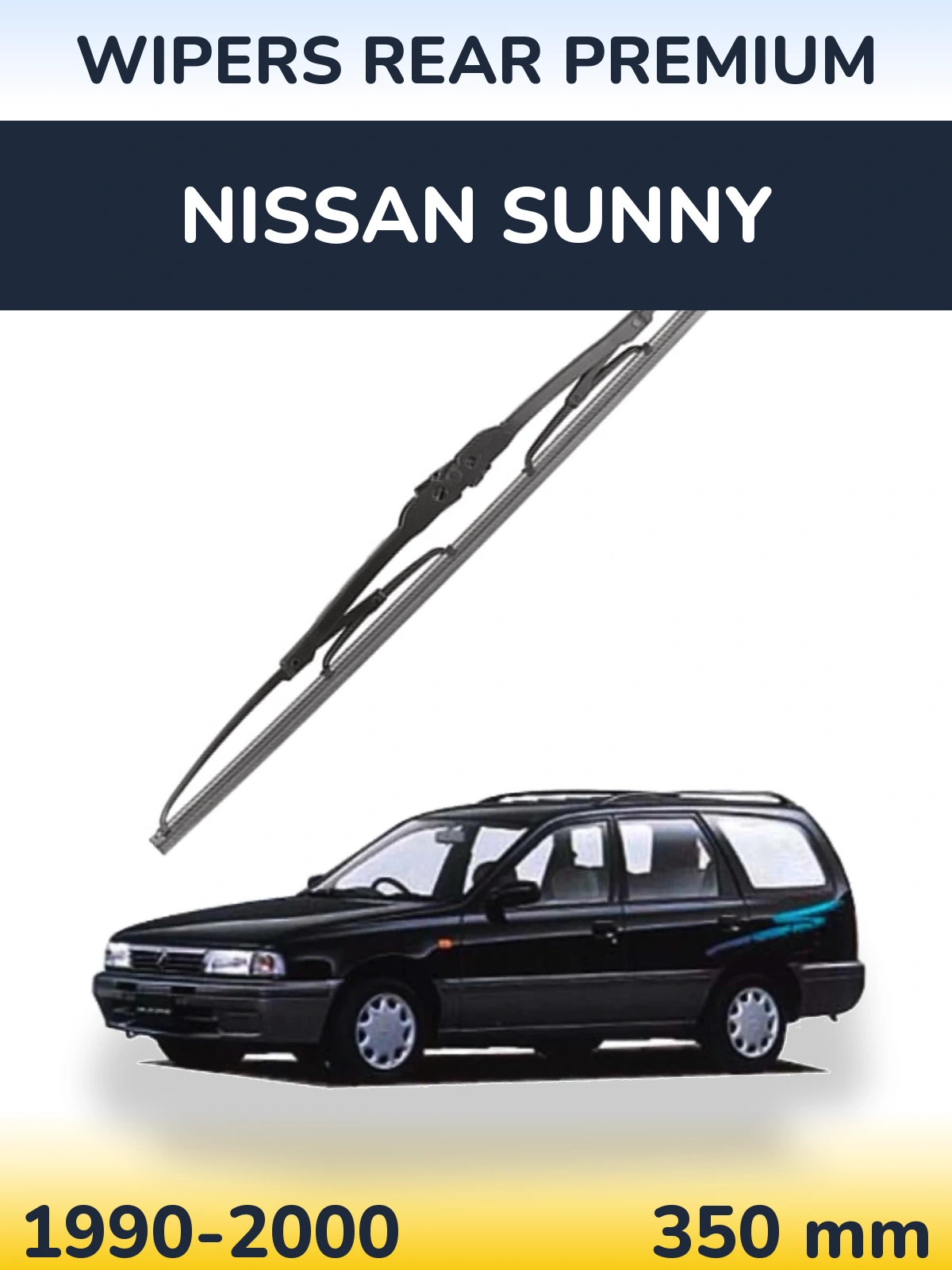 Zadní stěrač WIPERS REAR PREMIUM 350 mm pro Nissan Sunny 1990-2000