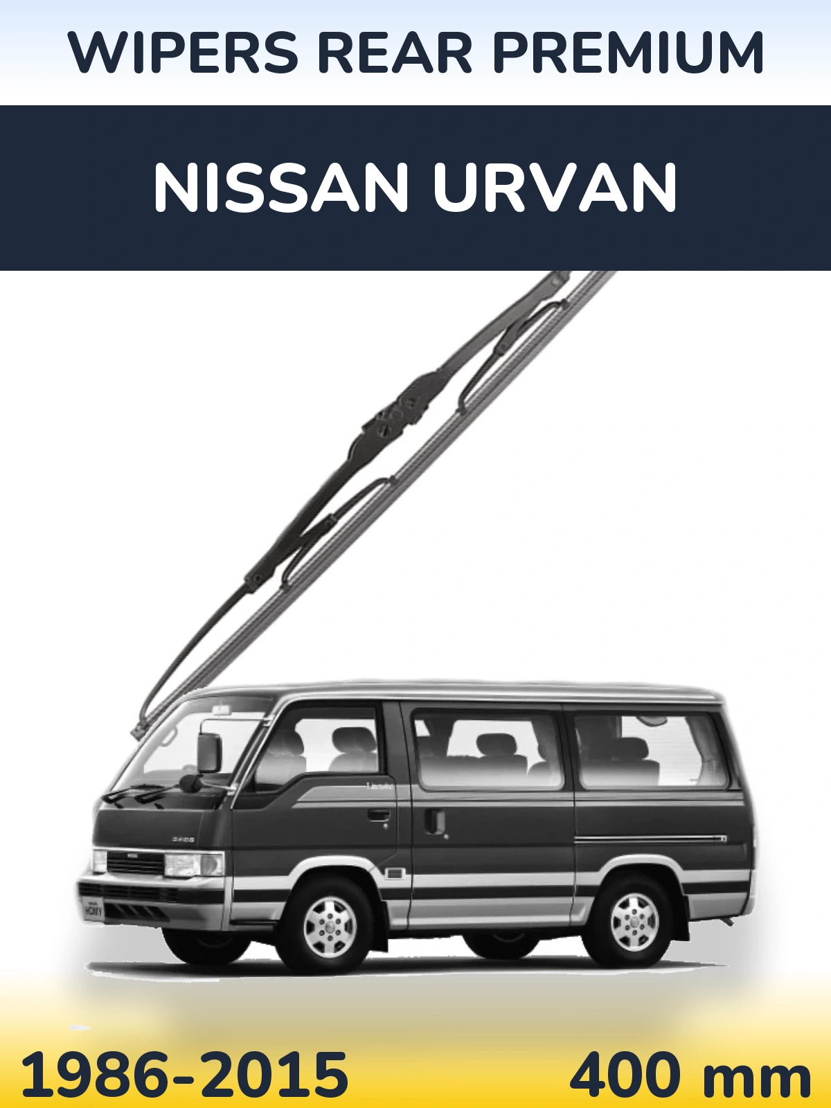 Zadní stěrač WIPERS REAR PREMIUM 400 mm pro Nissan Urvan 1986-2015