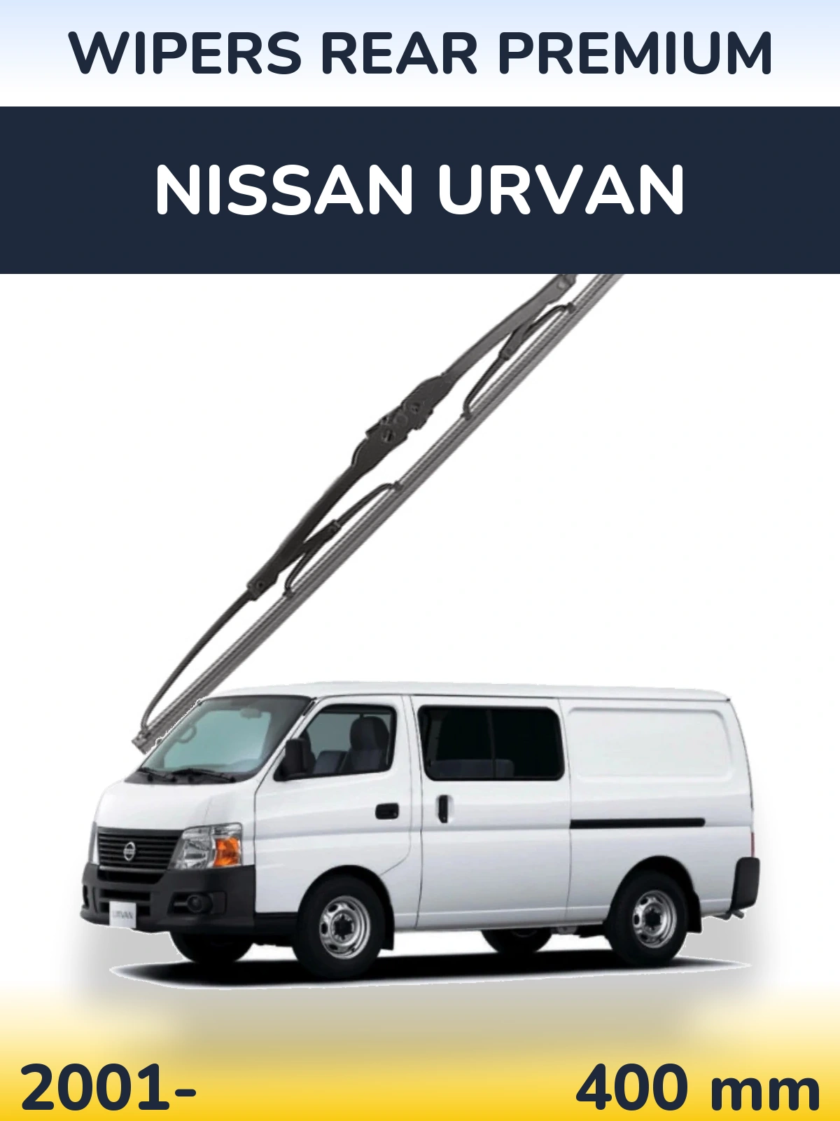 Zadní stěrač WIPERS REAR PREMIUM 400 mm pro Nissan Urvan 2001-2026