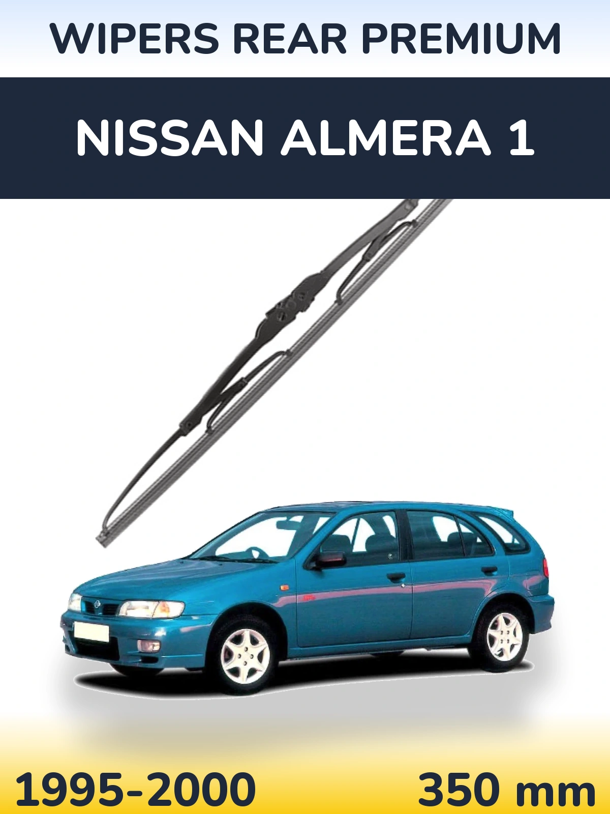 Zadní stěrač WIPERS REAR PREMIUM 350 mm pro Nissan Almera 1 1995-2000