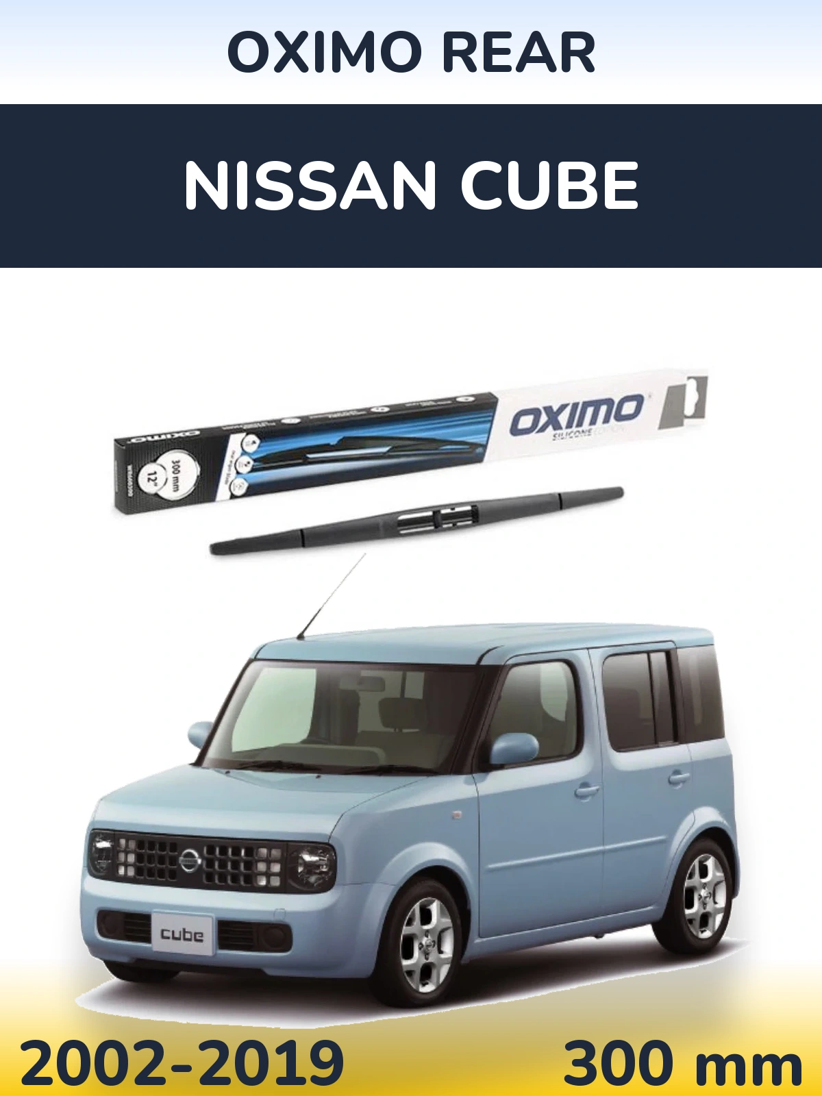 Zadní stěrač Oximo Rear 300 mm pro Nissan Cube 2002-2019