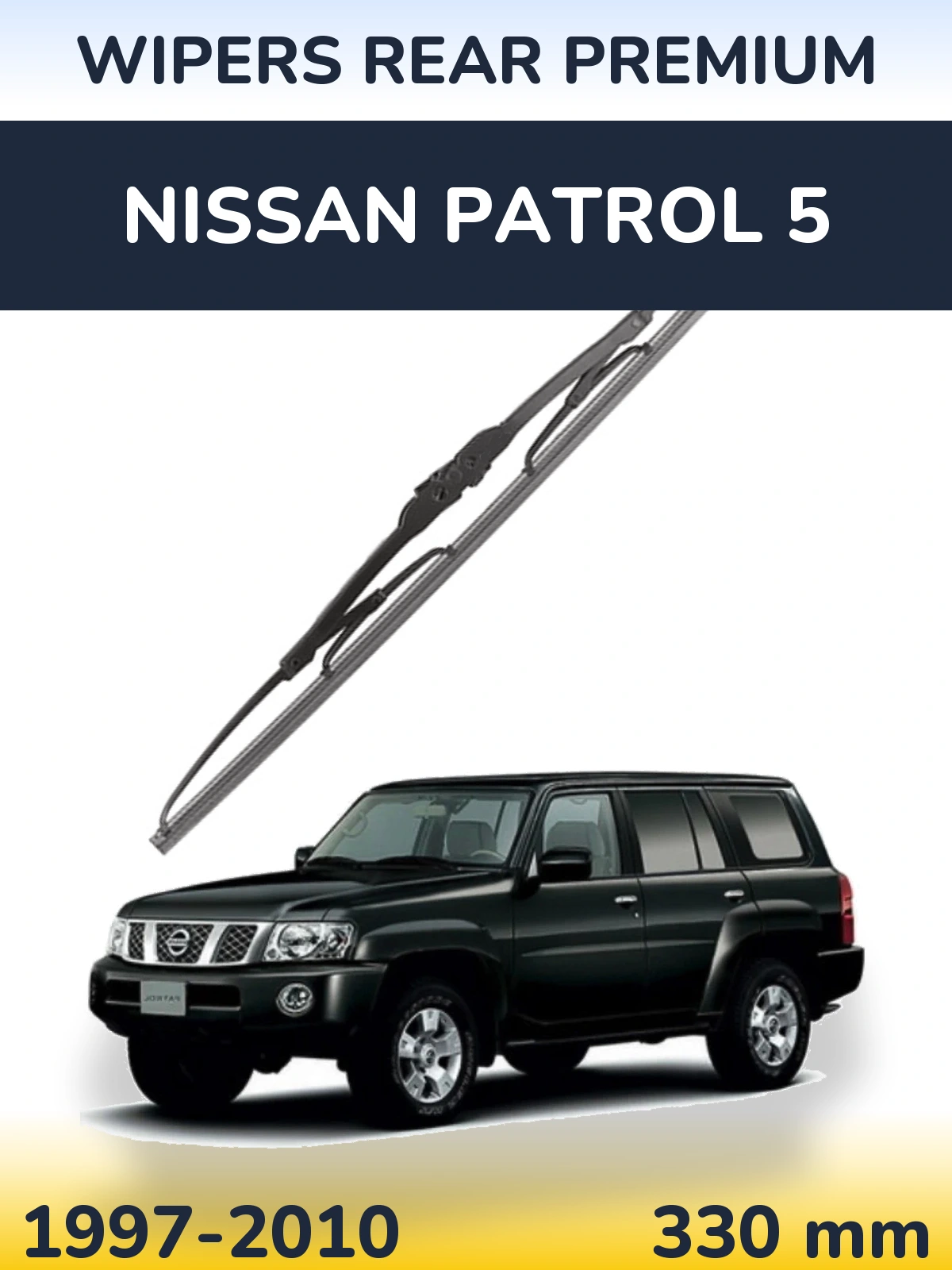 Zadní stěrač WIPERS REAR PREMIUM 330 mm pro Nissan Patrol 5 1997-2010