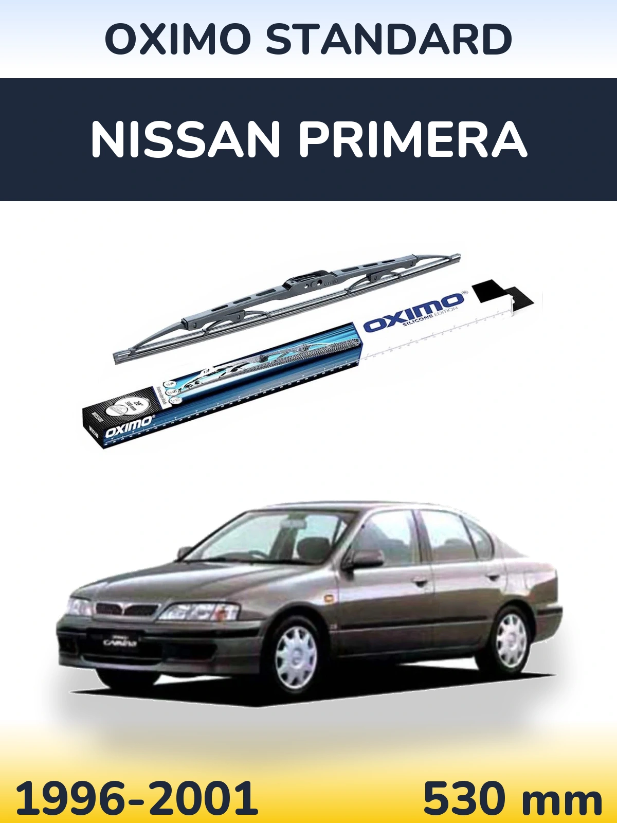 Zadní stěrač Oximo Standard 525 mm pro Nissan Primera 1996-2001