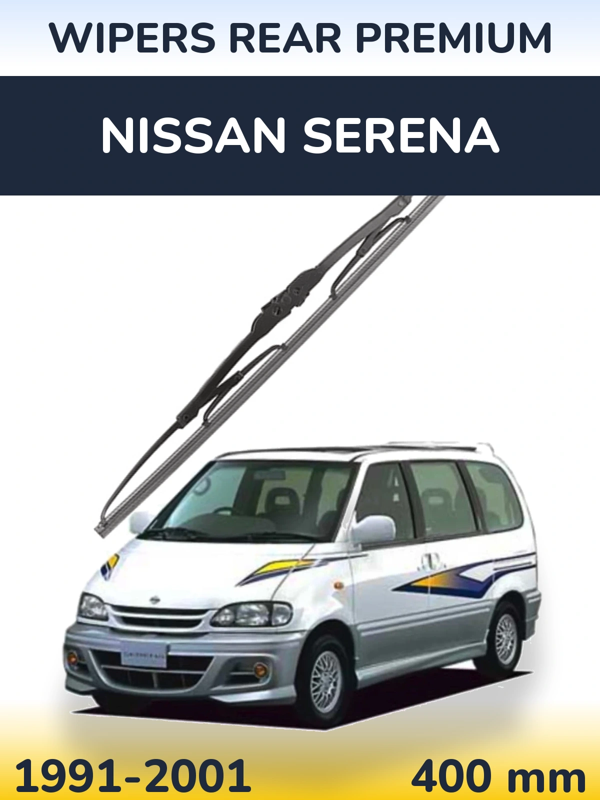 Zadní stěrač WIPERS REAR PREMIUM 400 mm pro Nissan Serena 1991-2001