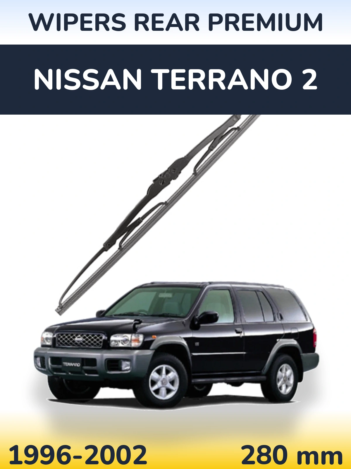 Zadní stěrač WIPERS REAR PREMIUM 280 mm pro Nissan Terrano 2 1996-2002
