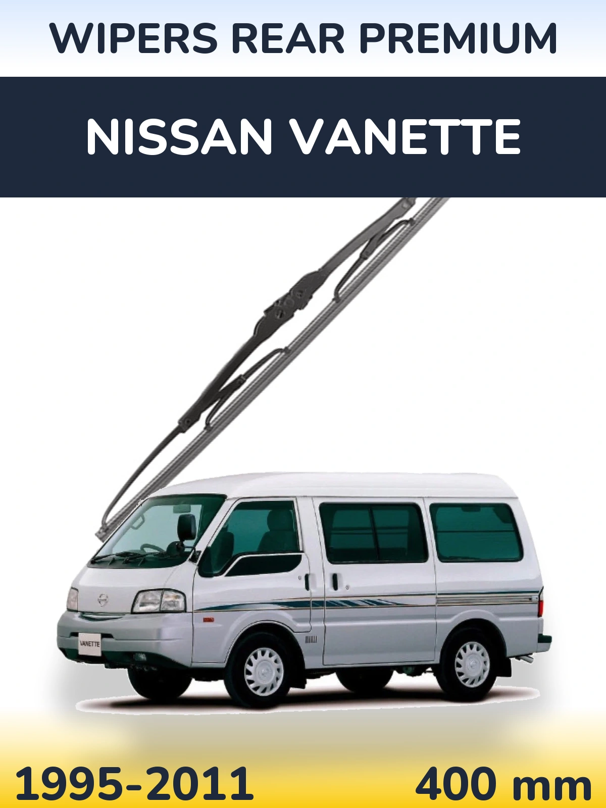 Zadní stěrač WIPERS REAR PREMIUM 400 mm pro Nissan Vanette 1995-2011