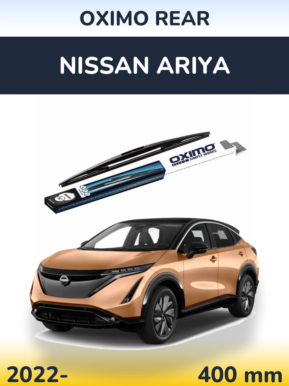 Zadní stěrač Oximo Rear 400 mm pro Nissan Ariya 2022-2026