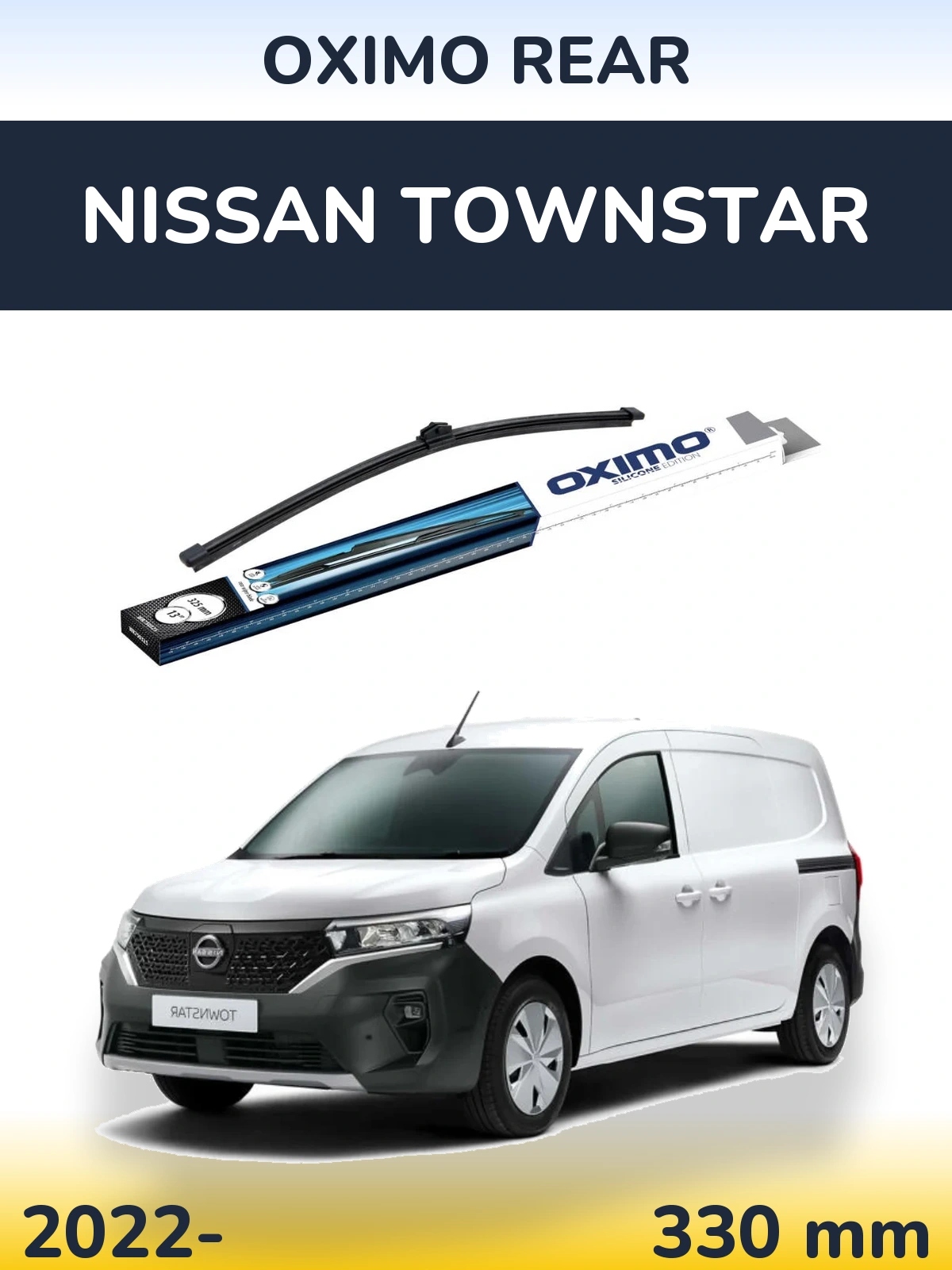 Zadní stěrač Oximo Rear 325 mm pro Nissan Townstar 2022-2026