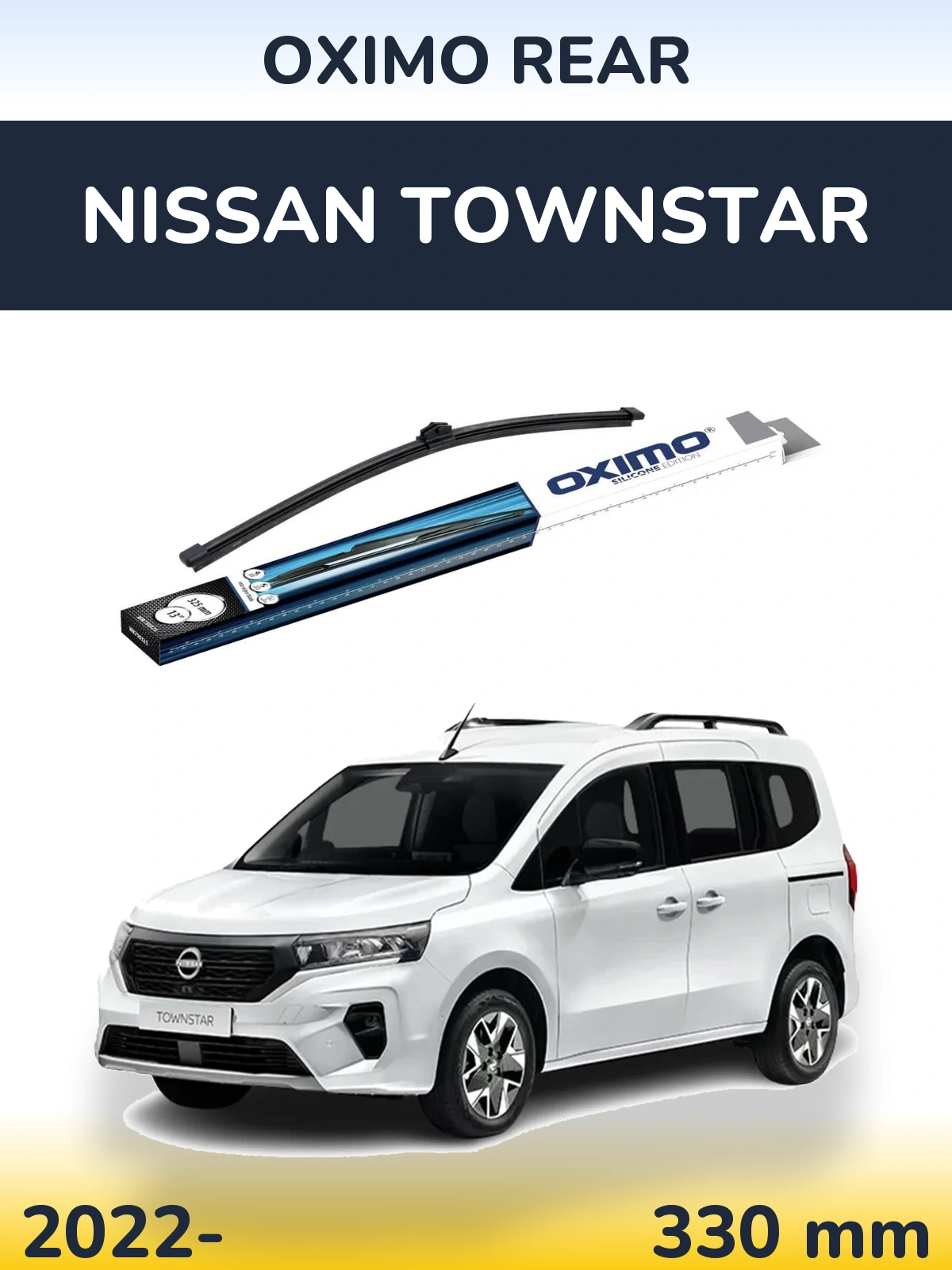 Zadní stěrač Oximo Rear 325 mm pro Nissan Townstar 2022-2026