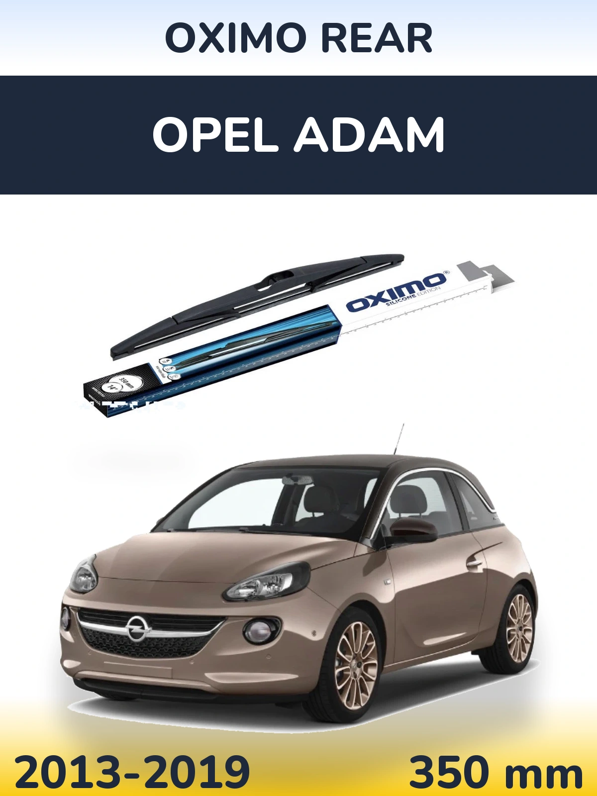 Zadní stěrač Oximo Rear 350 mm pro Opel Adam 2013-2019