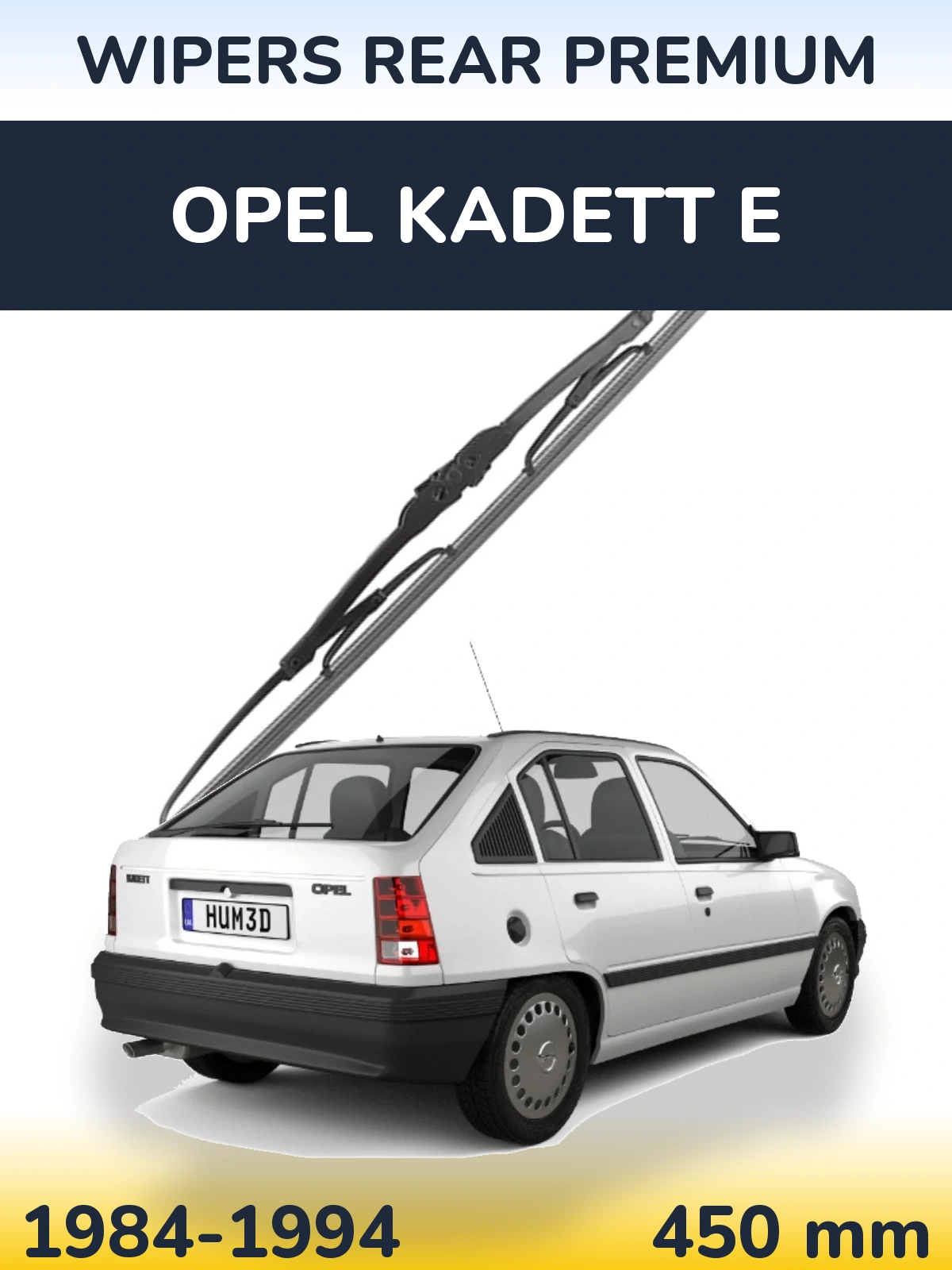 Zadní stěrač WIPERS REAR PREMIUM 450 mm pro Opel Kadett E 1984-1994