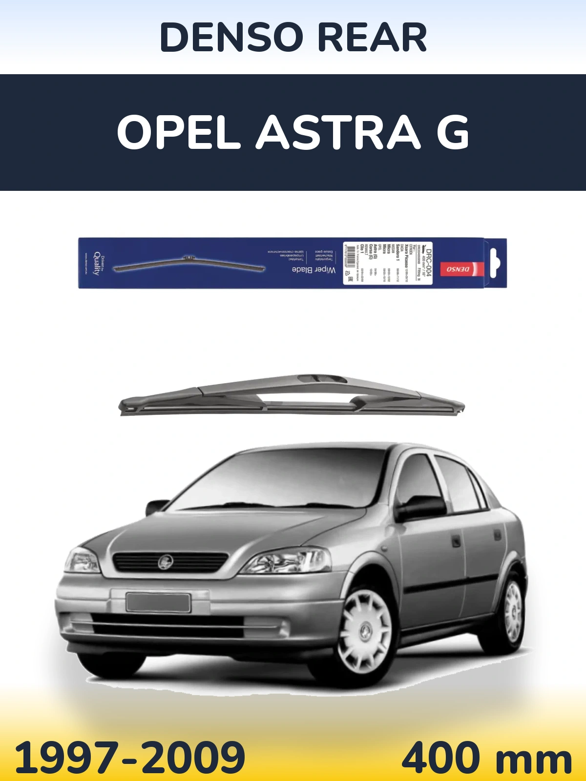Zadní stěrač Denso Rear 400 mm pro Opel Astra G 1997-2009