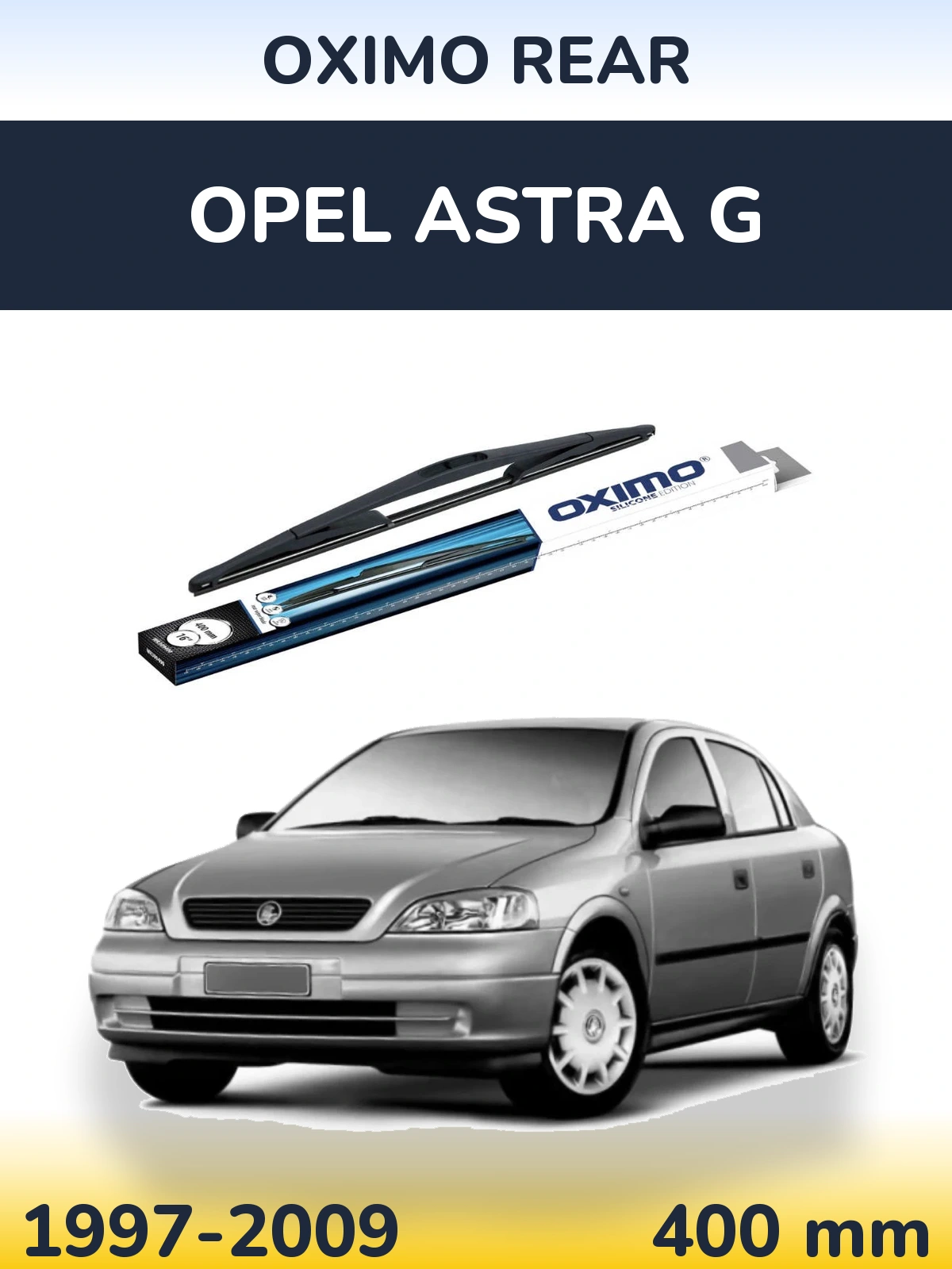 Zadní stěrač Oximo Rear 400 mm pro Opel Astra G 1997-2009