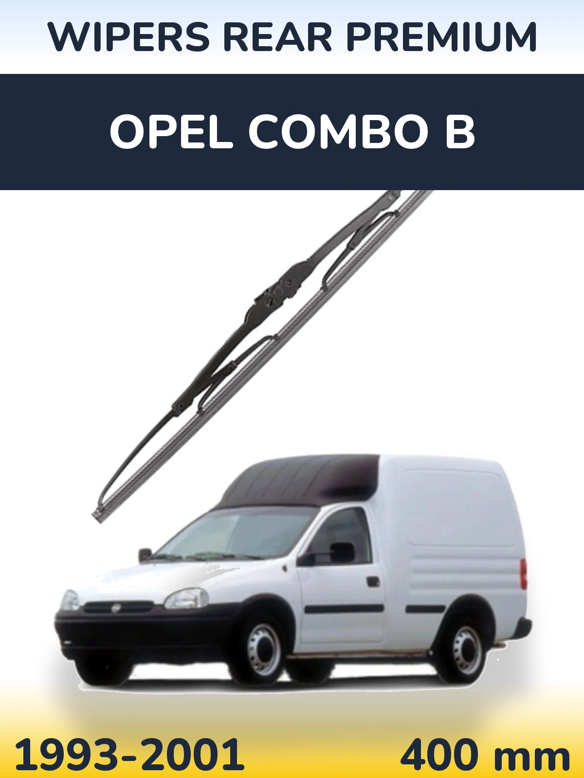 Zadní stěrač WIPERS REAR PREMIUM 400 mm pro Opel Combo B 1993-2001