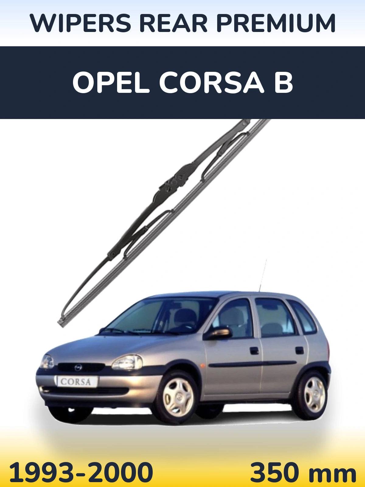 Zadní stěrač WIPERS REAR PREMIUM 350 mm pro Opel Corsa B 1993-2000