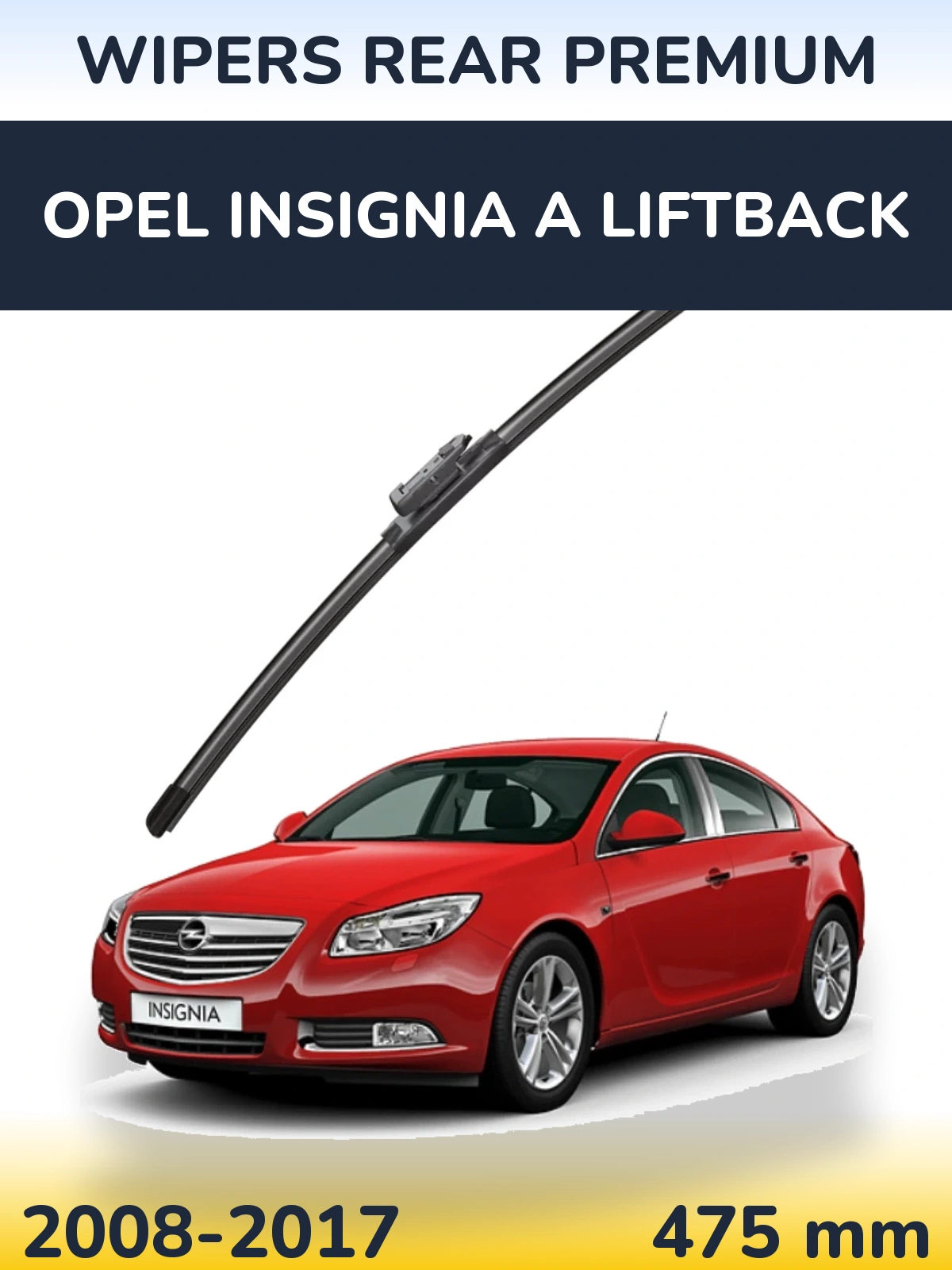 Zadní stěrač WIPERS REAR PREMIUM 500 mm pro Opel Insignia A liftback 2008-2017