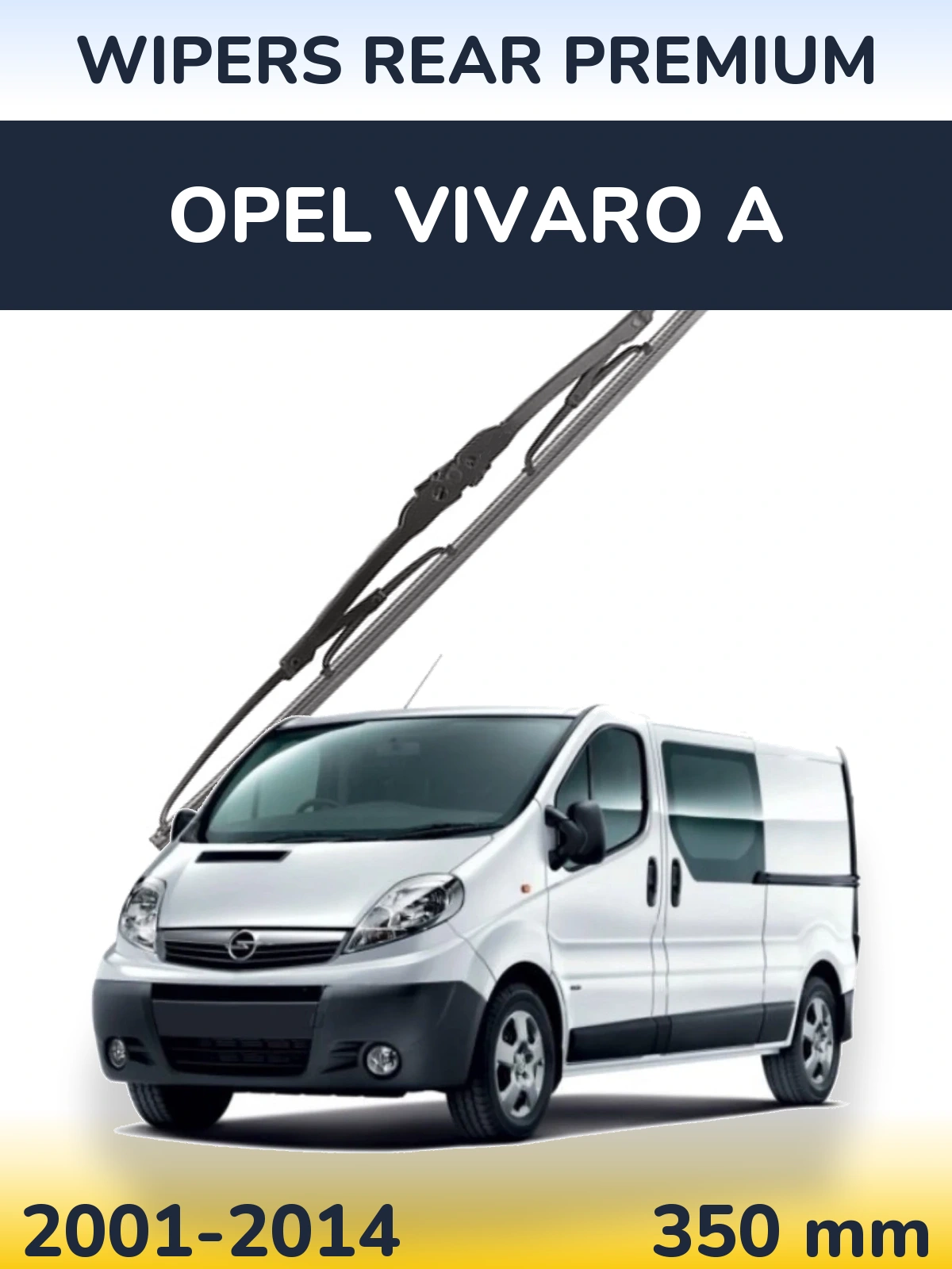 Zadní stěrač WIPERS REAR PREMIUM 350 mm pro Opel Vivaro A 2001-2014