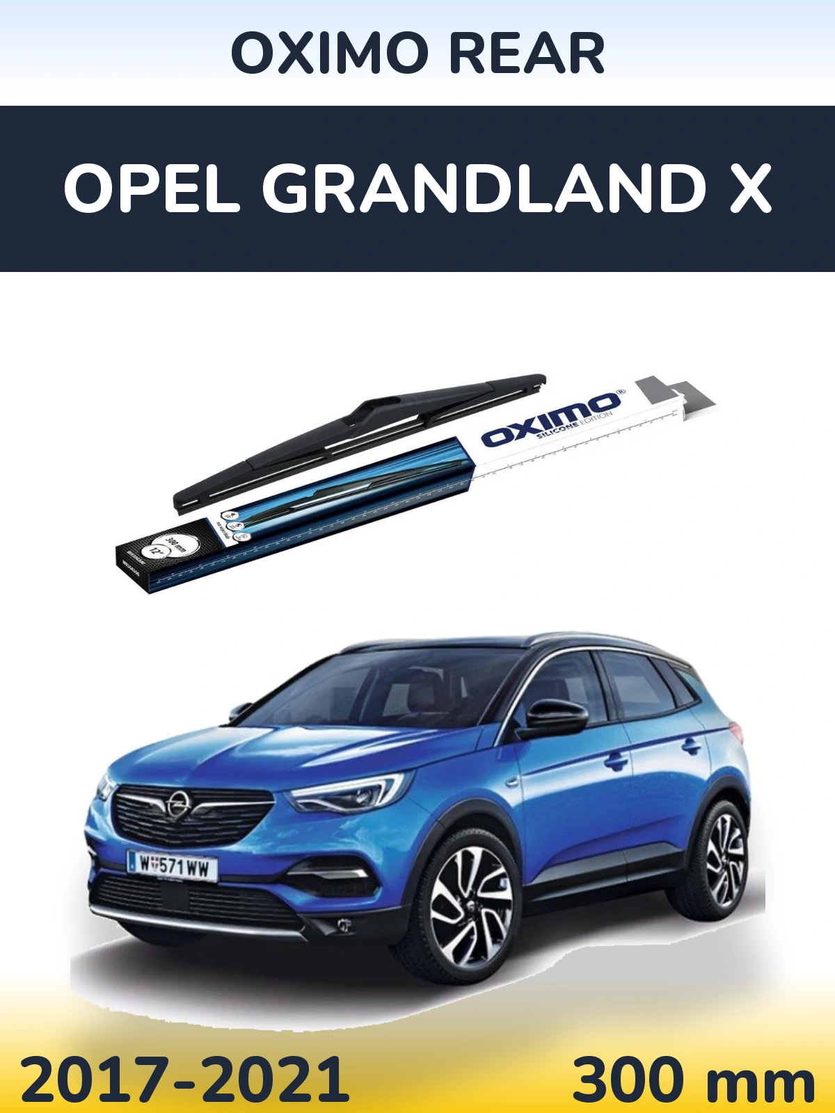 Zadní stěrač Oximo Rear 300 mm pro Opel Grandland X 2017-2021