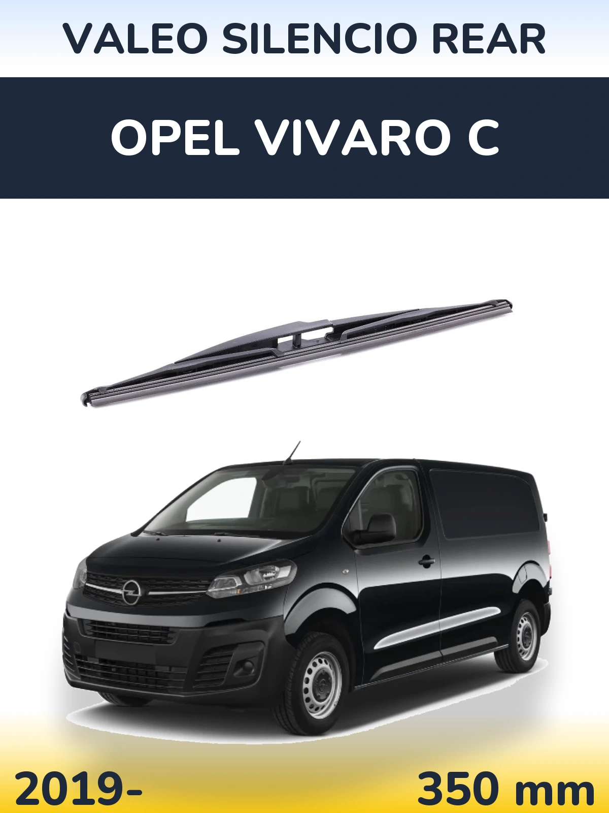 Задня щітка Valeo Silencio Rear 350 мм для Opel Vivaro C 2019-2026