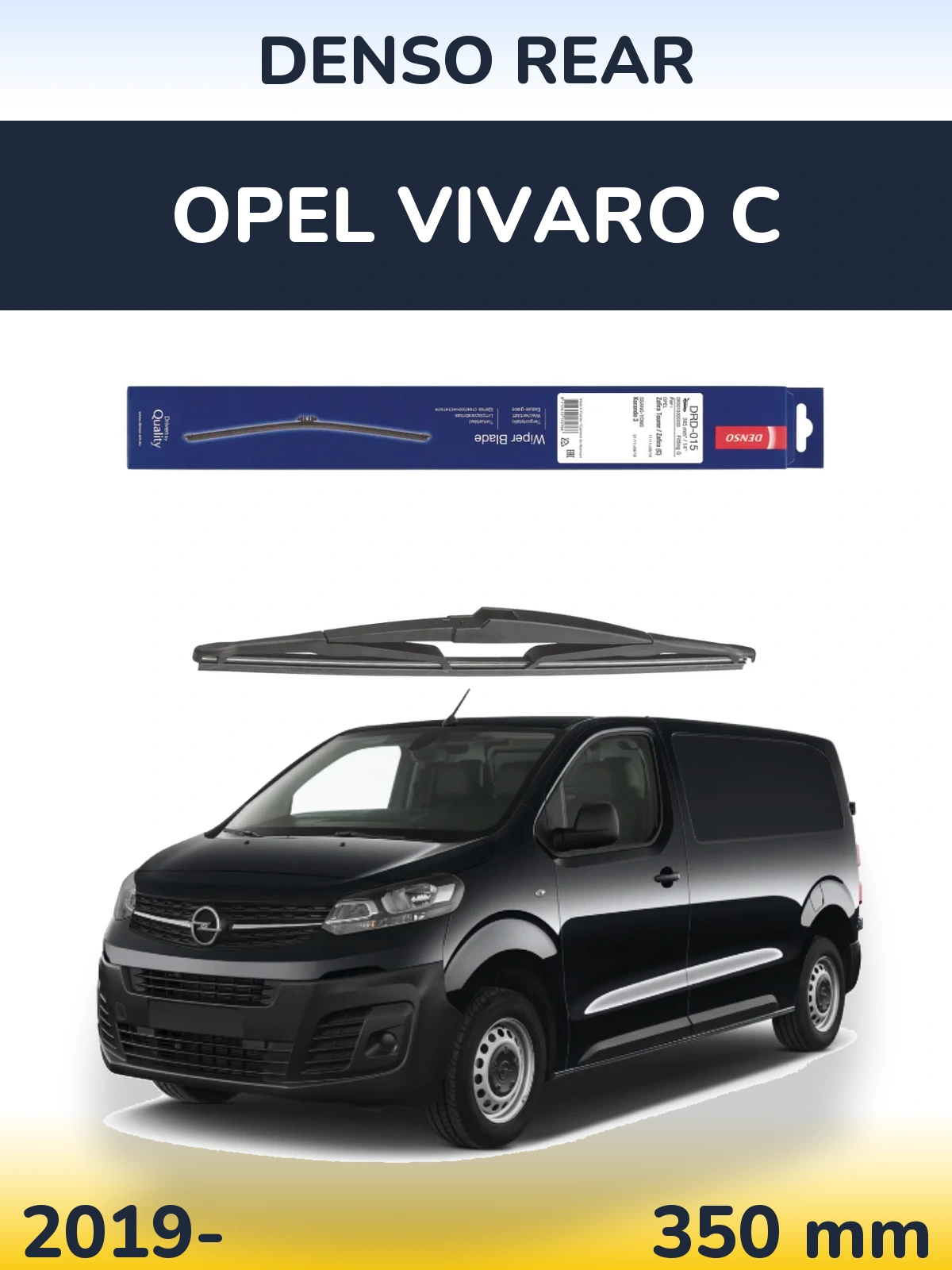 Zadní stěrač Denso Rear 350 mm pro Opel Vivaro C 2019-2026