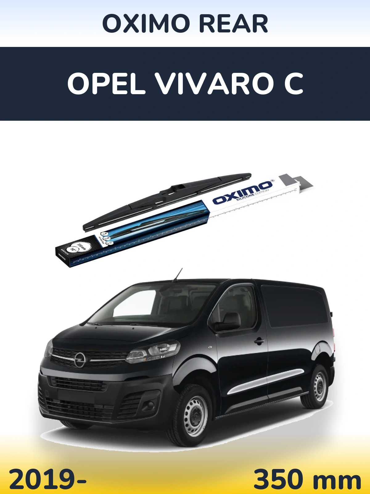 Задня щітка Oximo Rear 350 мм для Opel Vivaro C 2019-2026