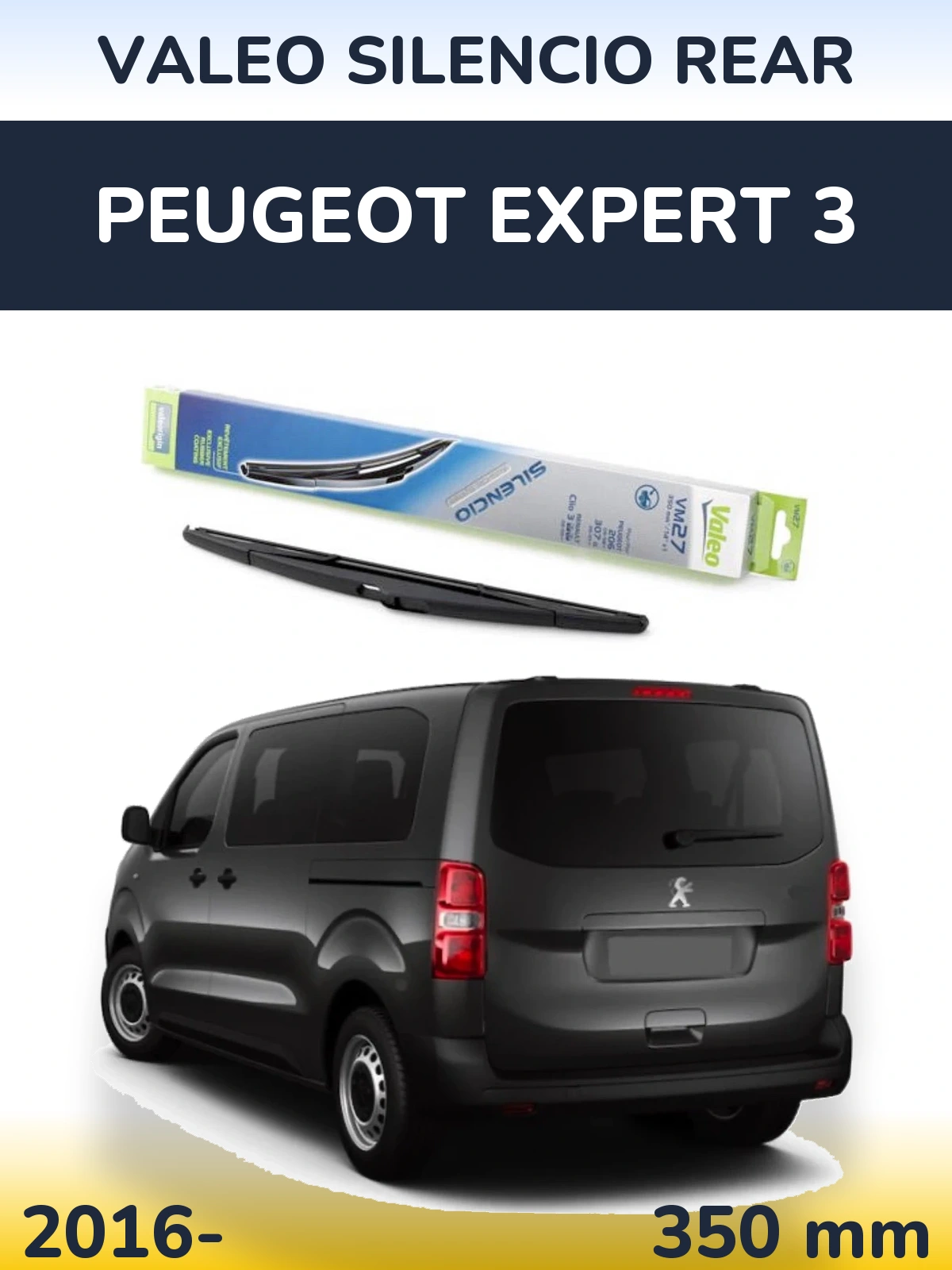 Zadní stěrač Valeo Silencio Rear 350 mm pro Peugeot Expert 3 2016-2026