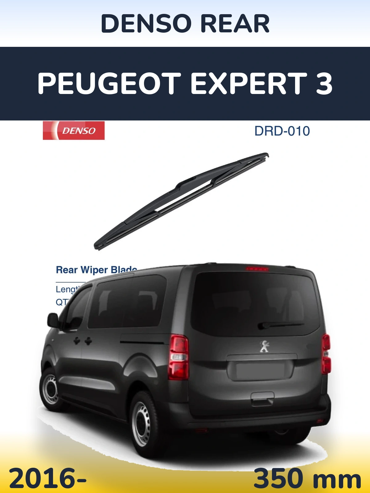 Zadní stěrač Denso Rear 350 mm pro Peugeot Expert 3 2016-2026