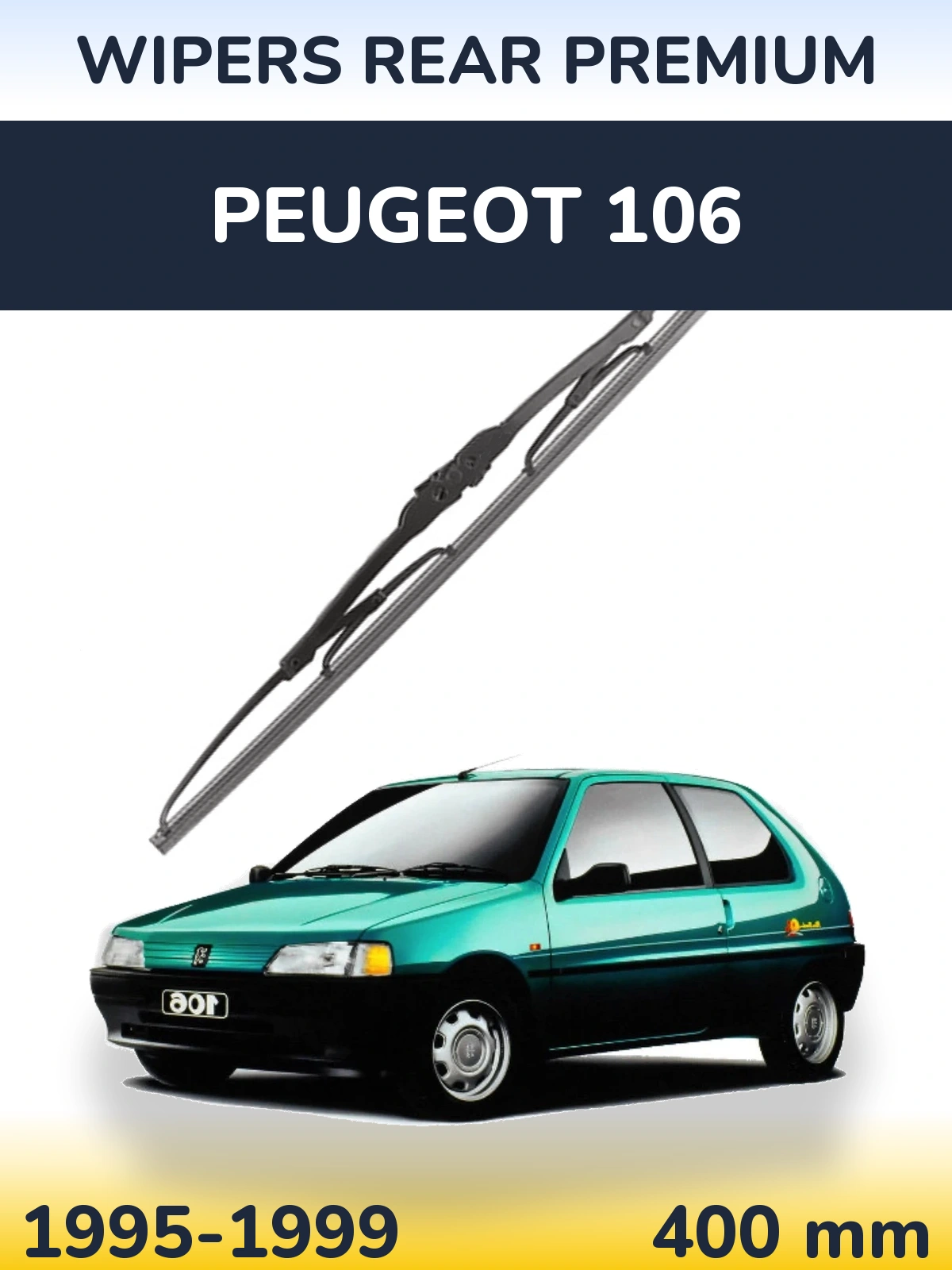 Zadní stěrač WIPERS REAR PREMIUM 400 mm pro Peugeot 106 1995-1999