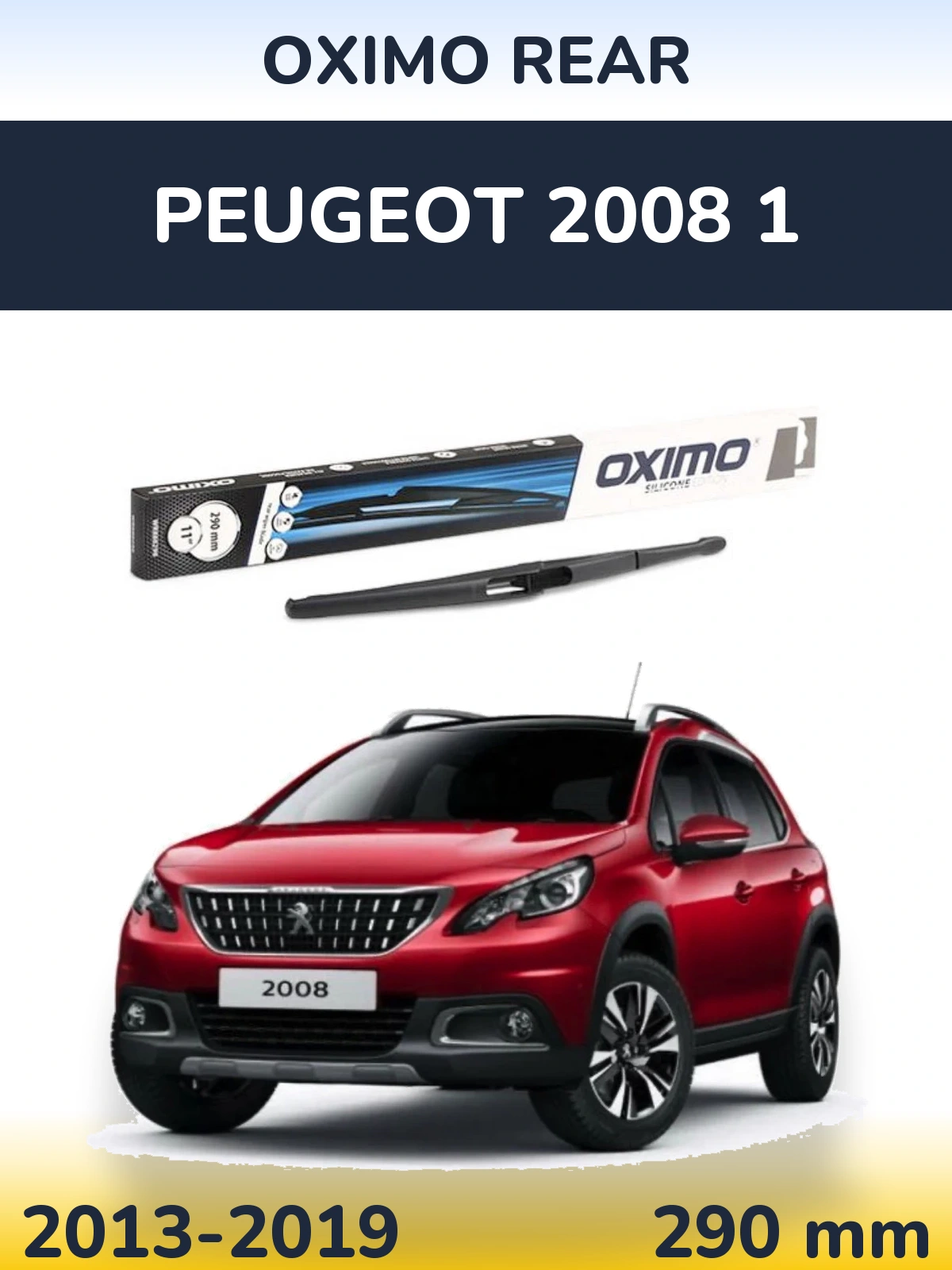 Zadní stěrač Oximo Rear 290 mm pro Peugeot 2008 1 2013-2019