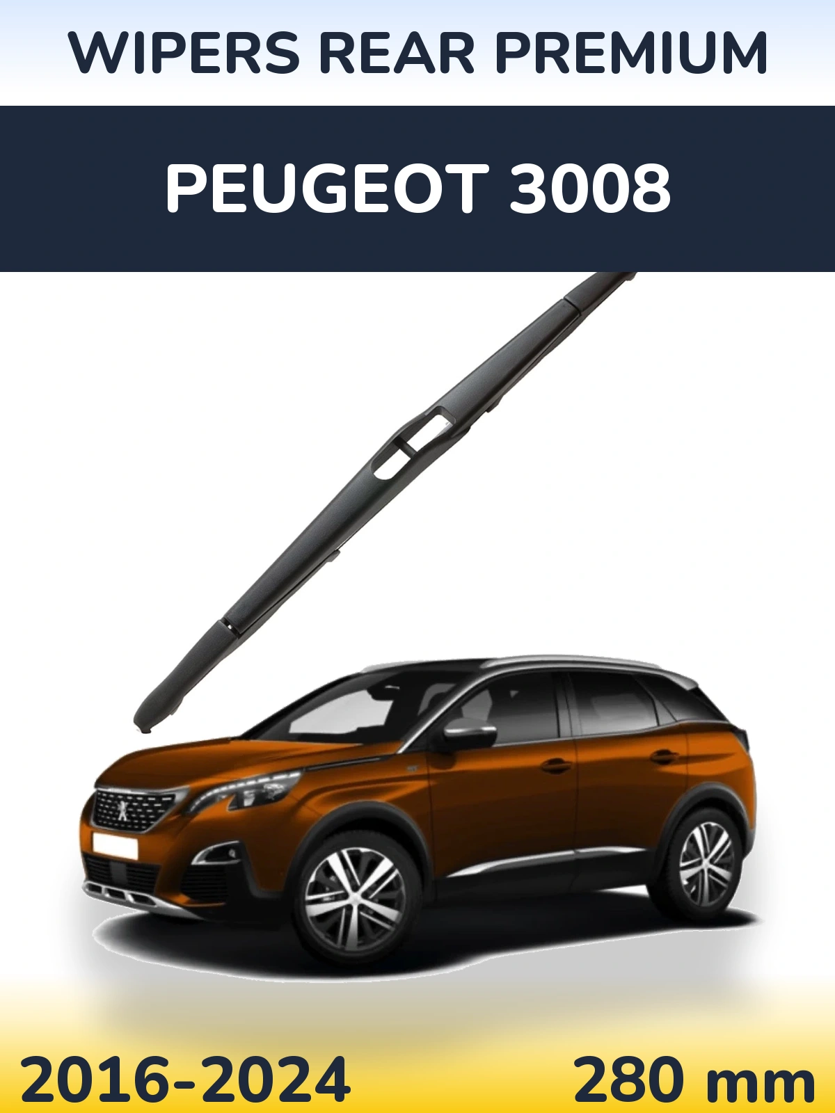 Zadní stěrač WIPERS REAR PREMIUM 280 mm pro Peugeot 3008 2016-2024