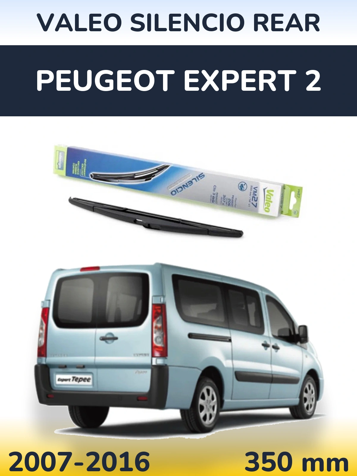Zadní stěrač Valeo Silencio Rear 350 mm pro Peugeot Expert 2 2007-2016