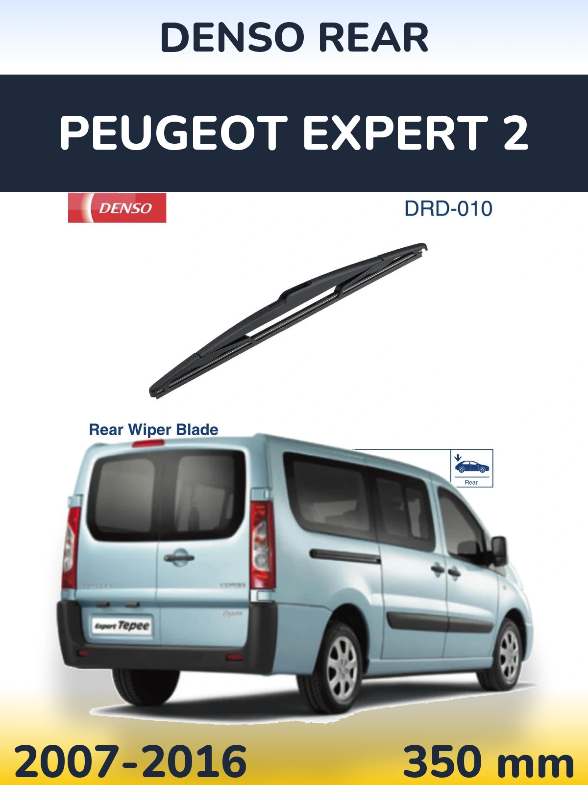 Zadní stěrač Denso Rear 350 mm pro Peugeot Expert 2 2007-2016