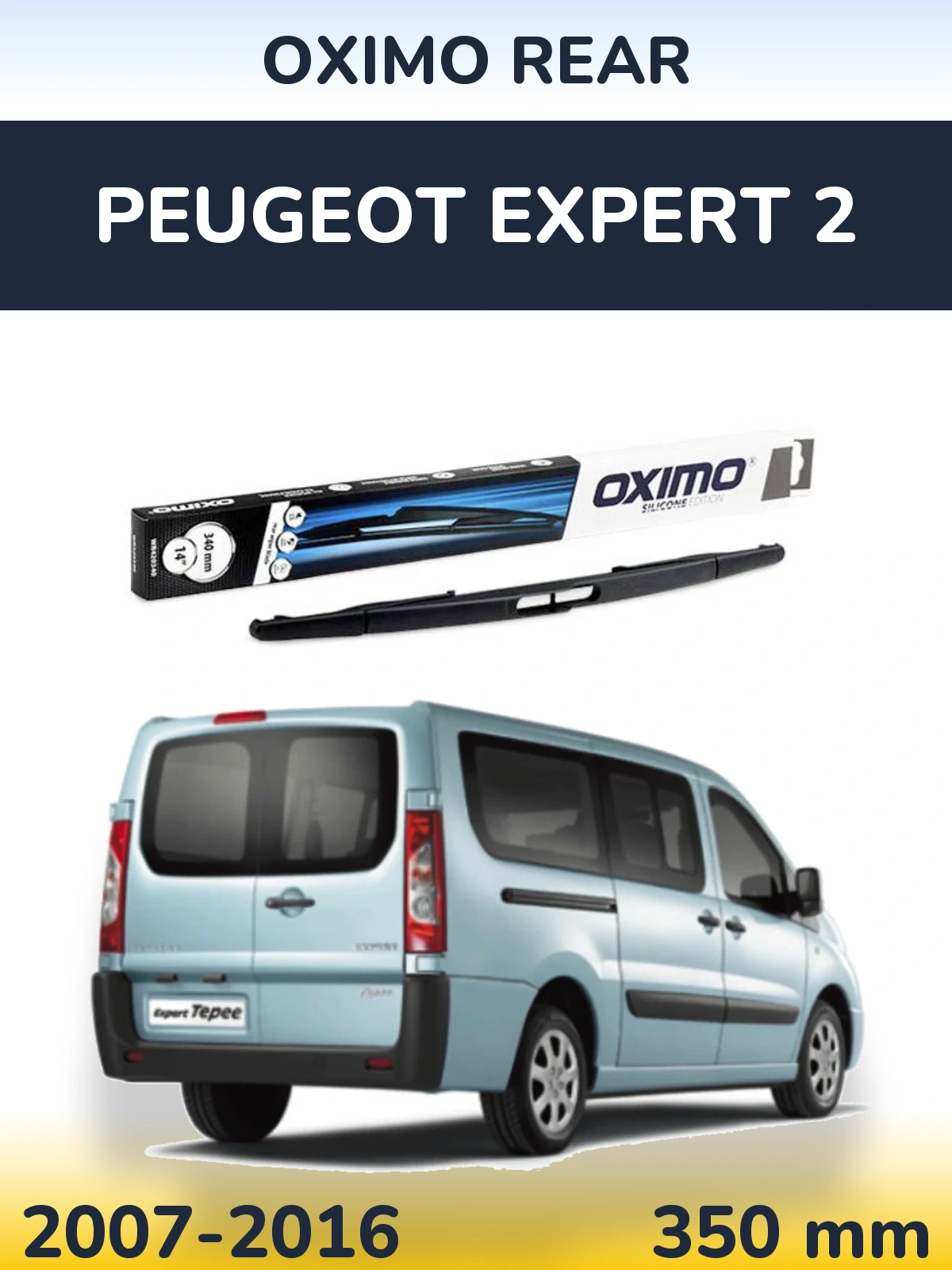Zadní stěrač Oximo Rear 350 mm pro Peugeot Expert 2 2007-2016