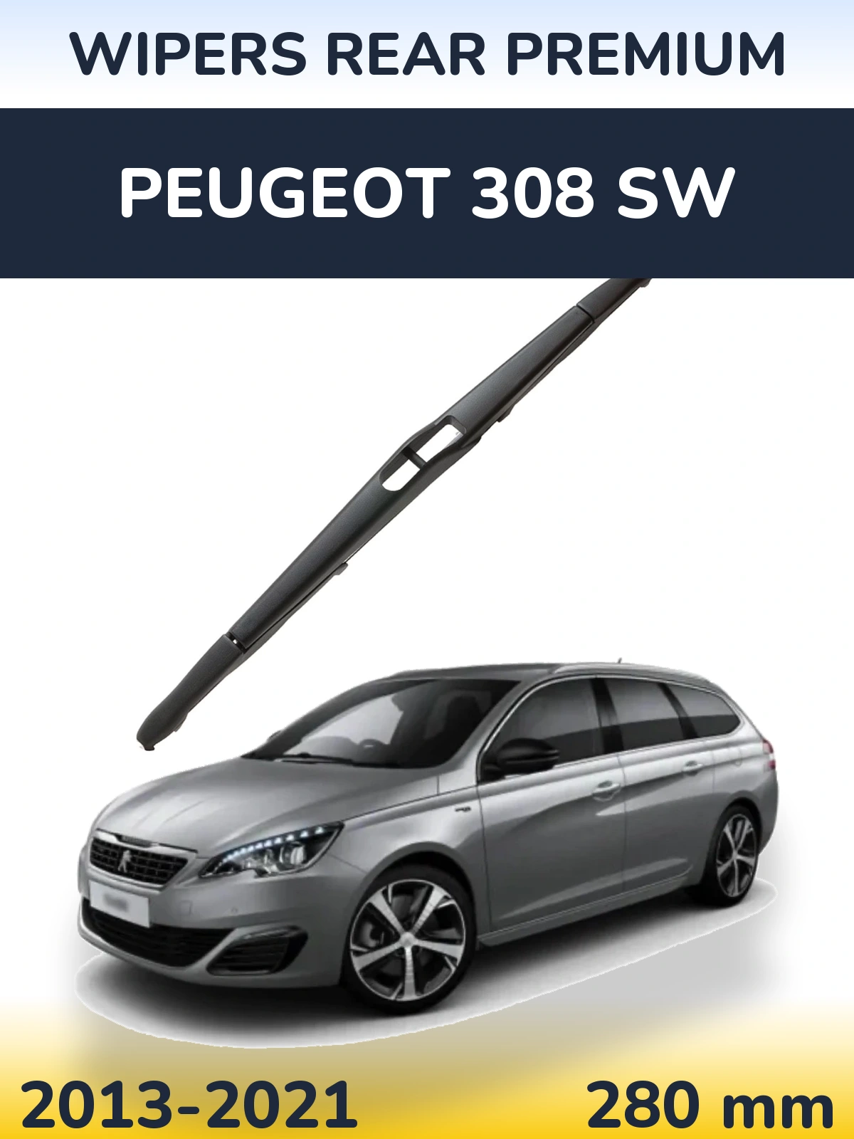 Zadní stěrač WIPERS REAR PREMIUM 280 mm pro Peugeot 308 SW 2013-2021