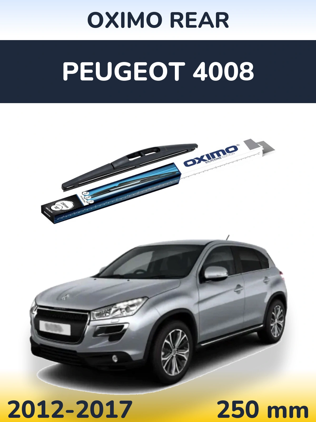 Zadní stěrač Oximo Rear 250 mm pro Peugeot 4008 2012-2017