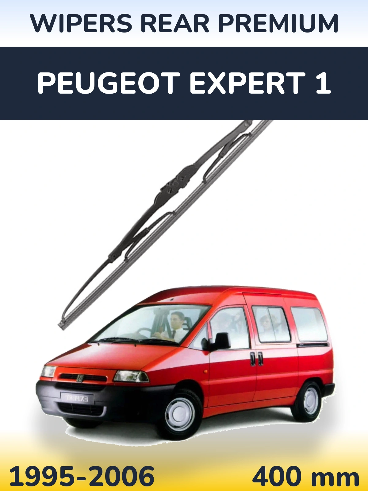 Zadní stěrač WIPERS REAR PREMIUM 400 mm pro Peugeot Expert 1 1995-2006