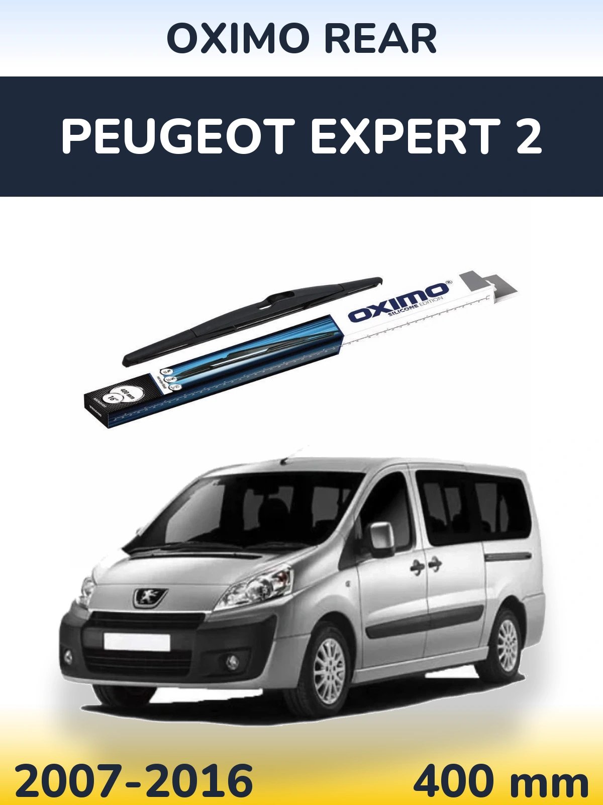 Zadní stěrač Oximo Rear 400 mm pro Peugeot Expert 2 2007-2016