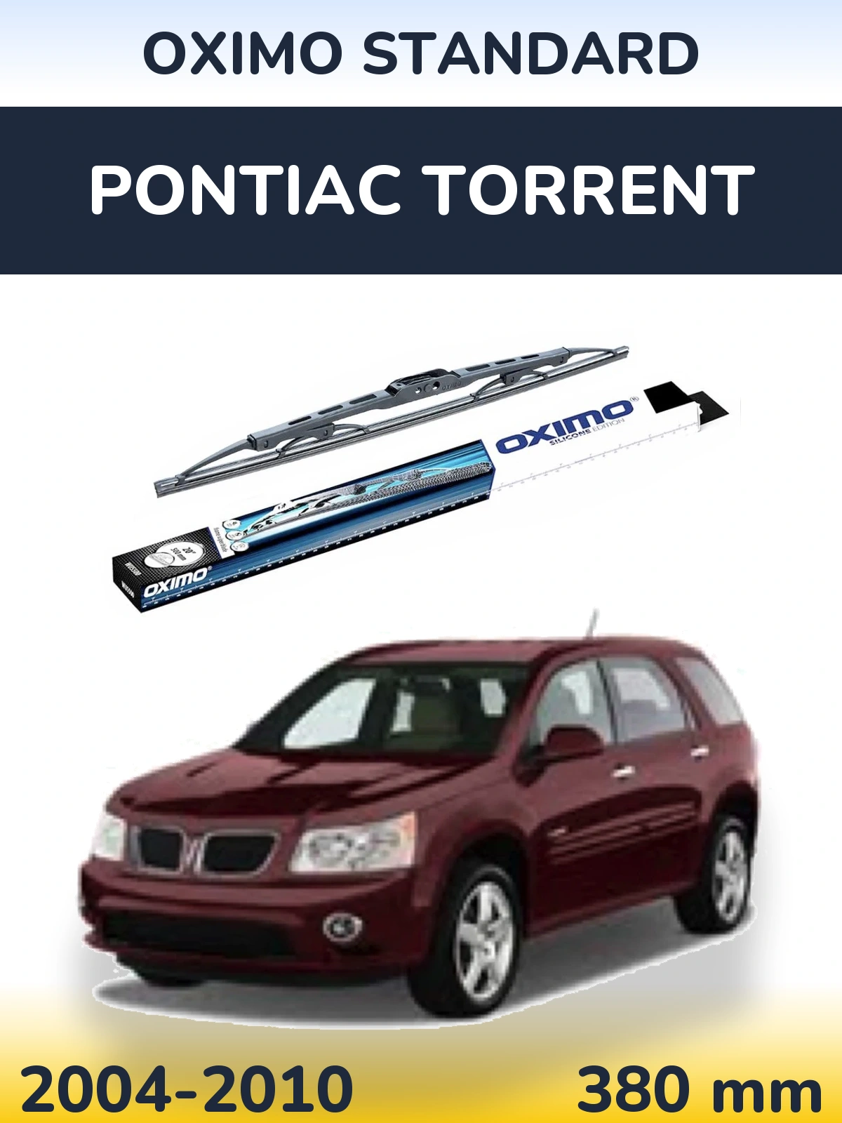 Zadní stěrač Oximo Standard 375 mm pro Pontiac Torrent 2004-2010