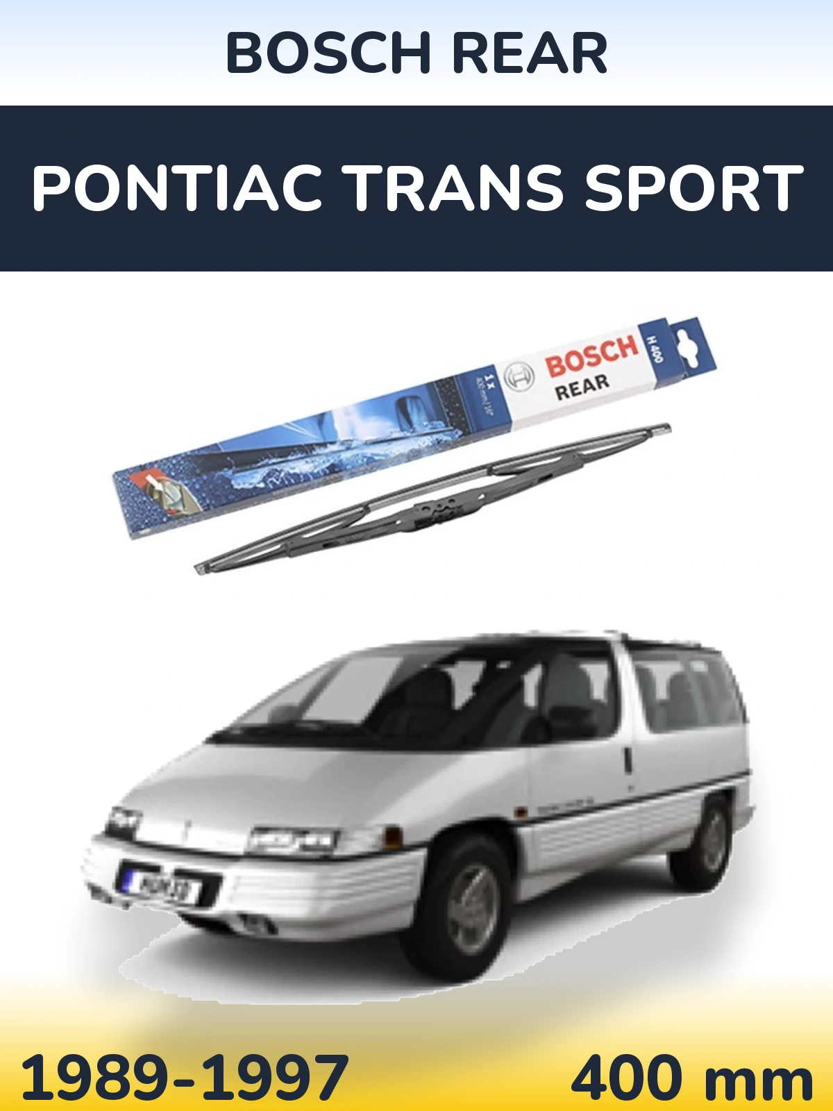 Задня щітка BOSCH Rear 400 мм для Pontiac Trans Sport 1989-1997
