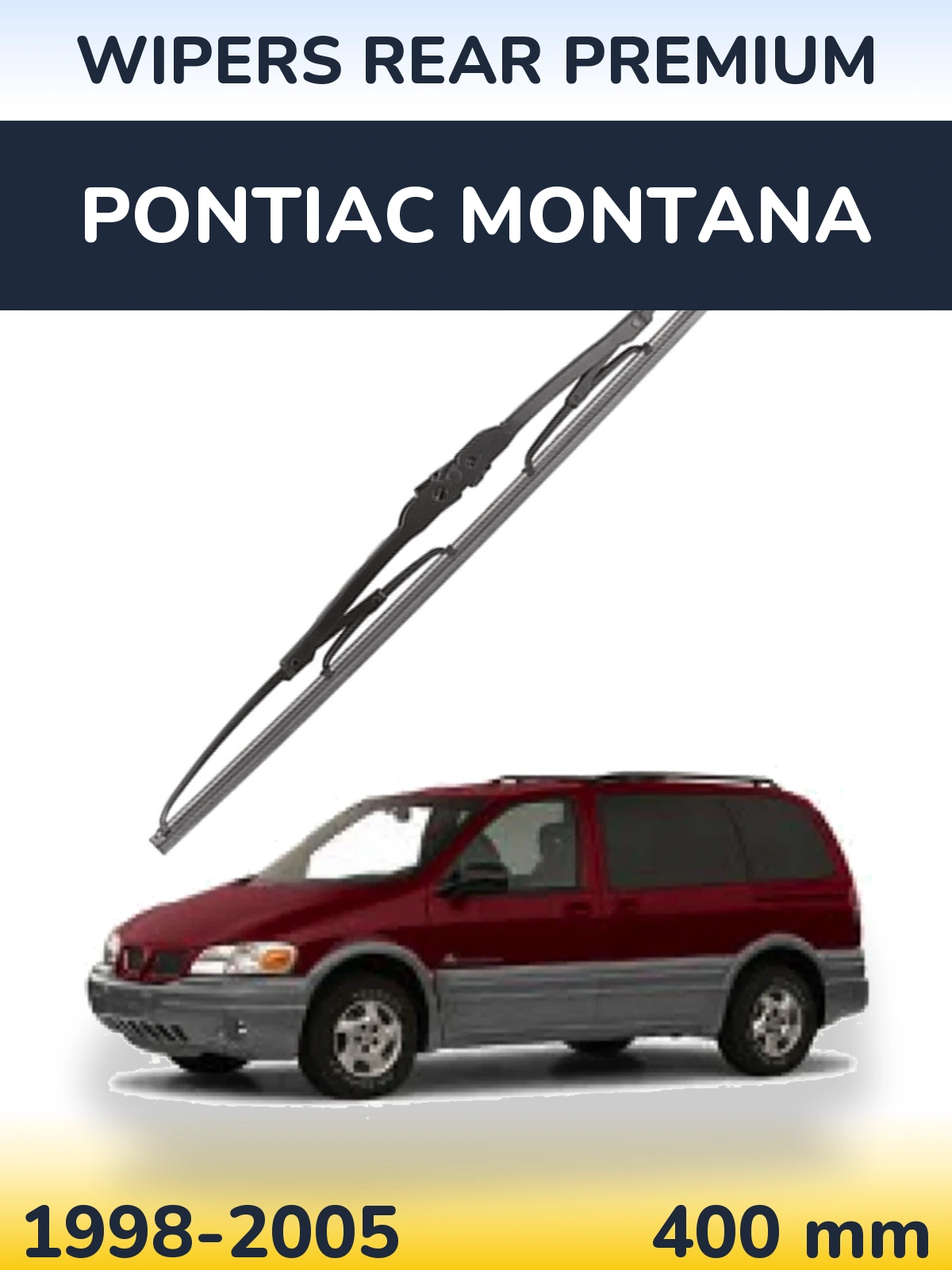 Zadní stěrač WIPERS REAR PREMIUM 400 mm pro Pontiac Montana 1998-2005
