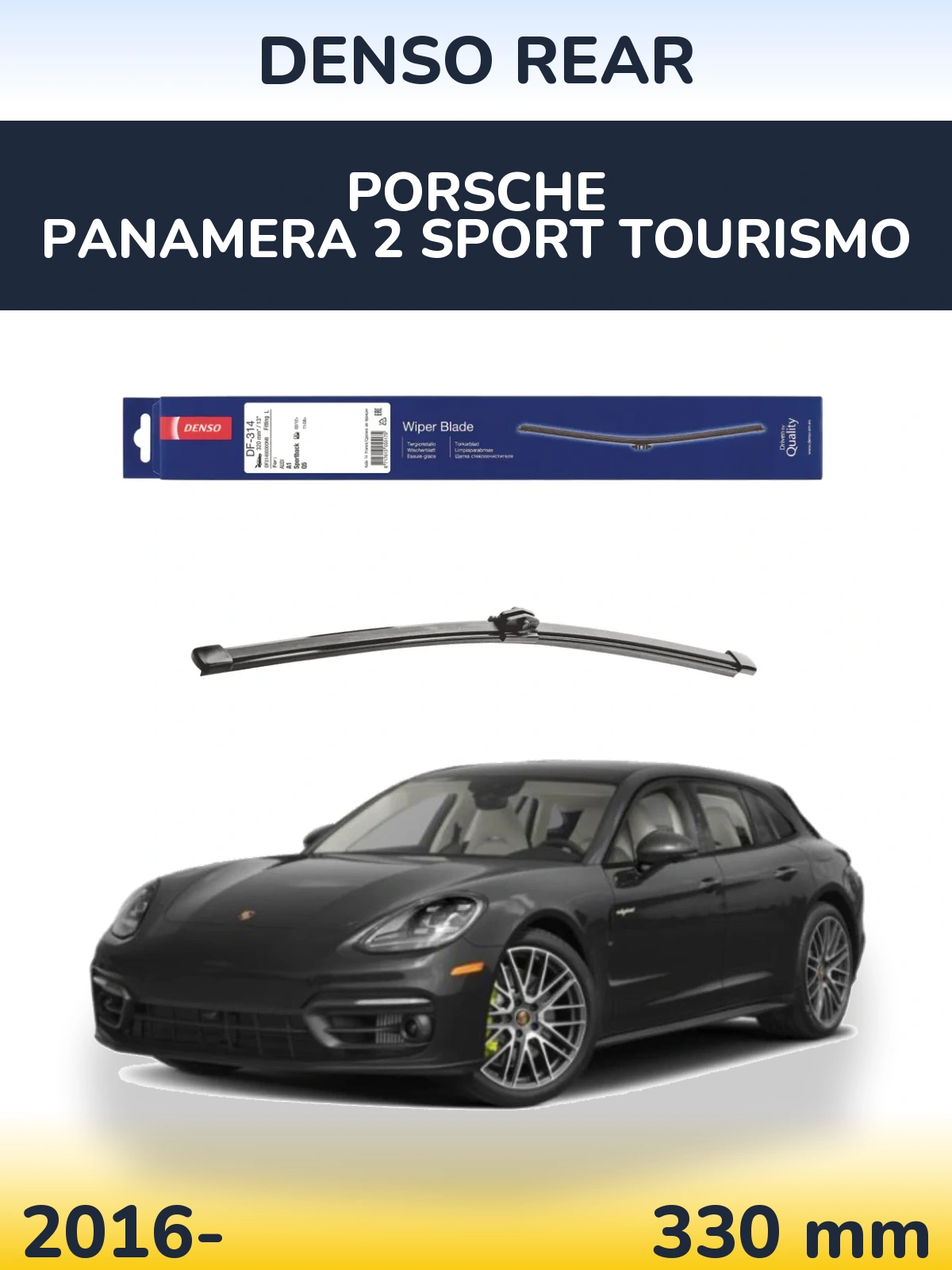 Zadní stěrač Denso Rear 320 mm pro Porsche Panamera 2 Sport Tourismo 2016-2026