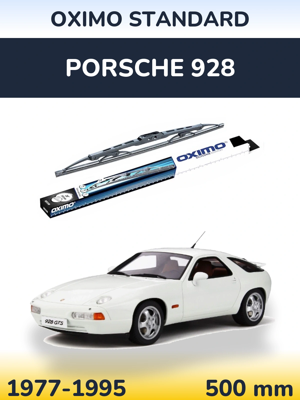 Zadní stěrač Oximo Standard 500 mm pro Porsche 928 1977-1995