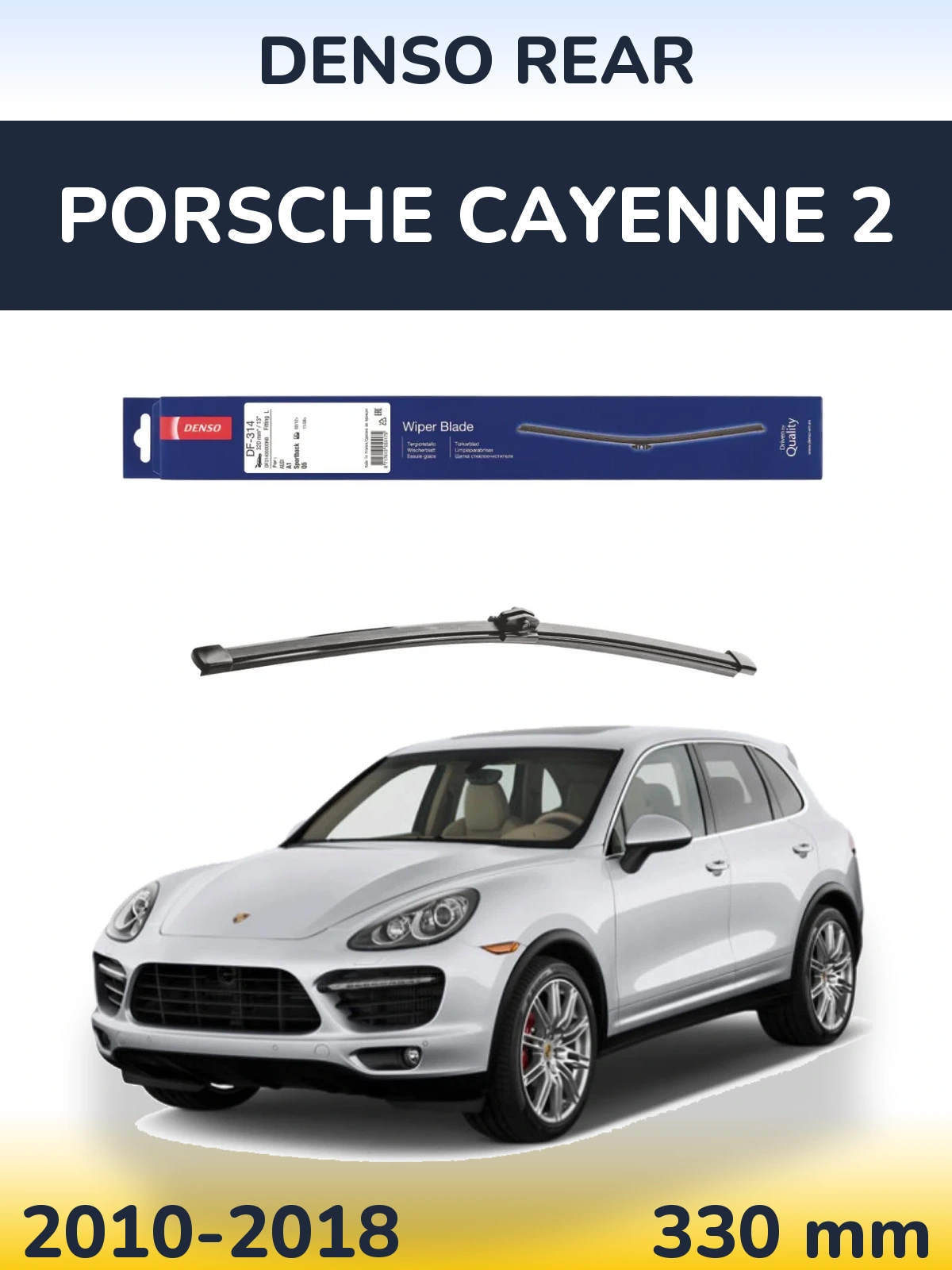 Zadní stěrač Denso Rear 320 mm pro Porsche Cayenne 2 2010-2018