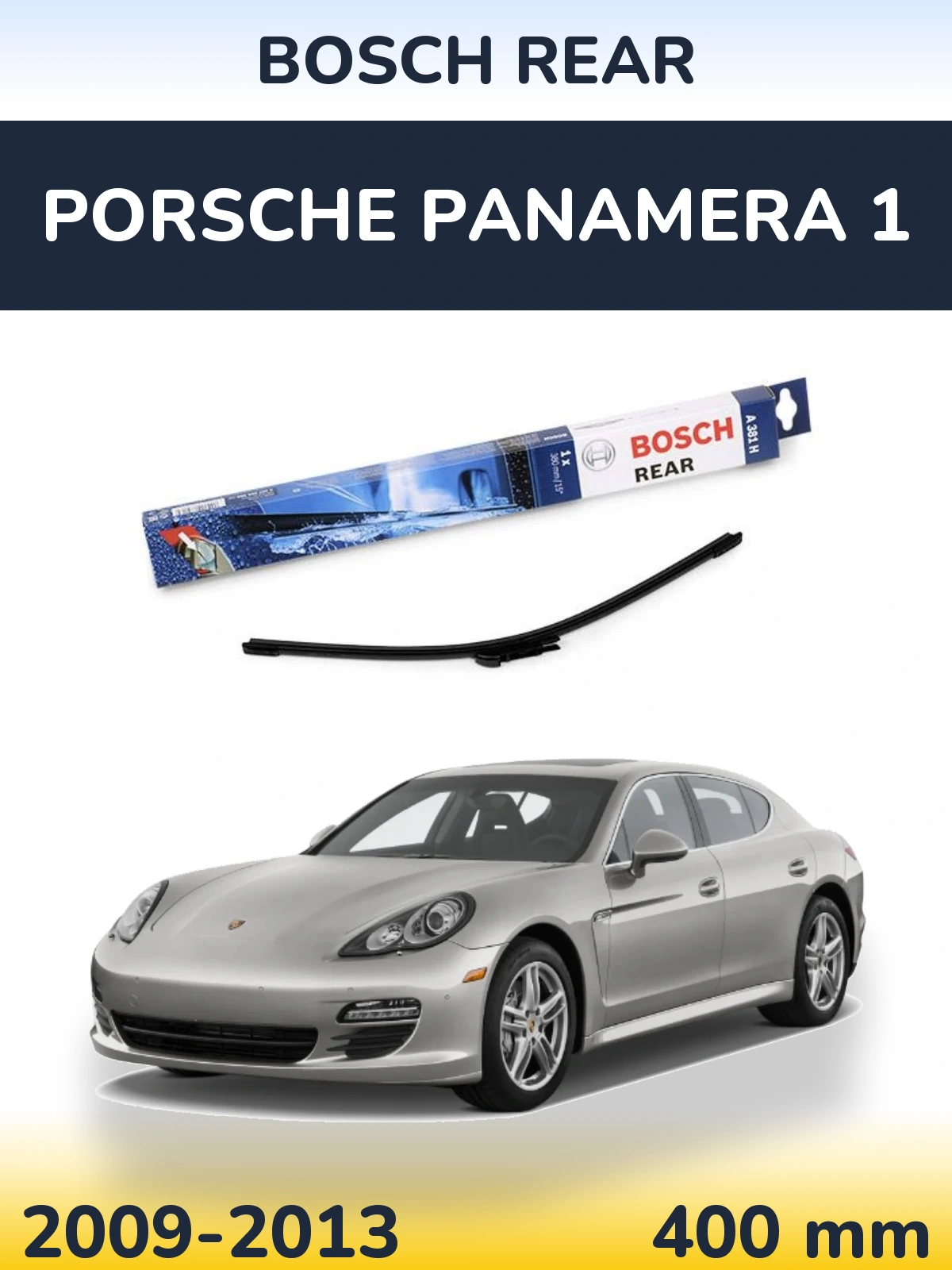 Zadní stěrač BOSCH Rear 380 mm pro Porsche Panamera 1 2009-2013