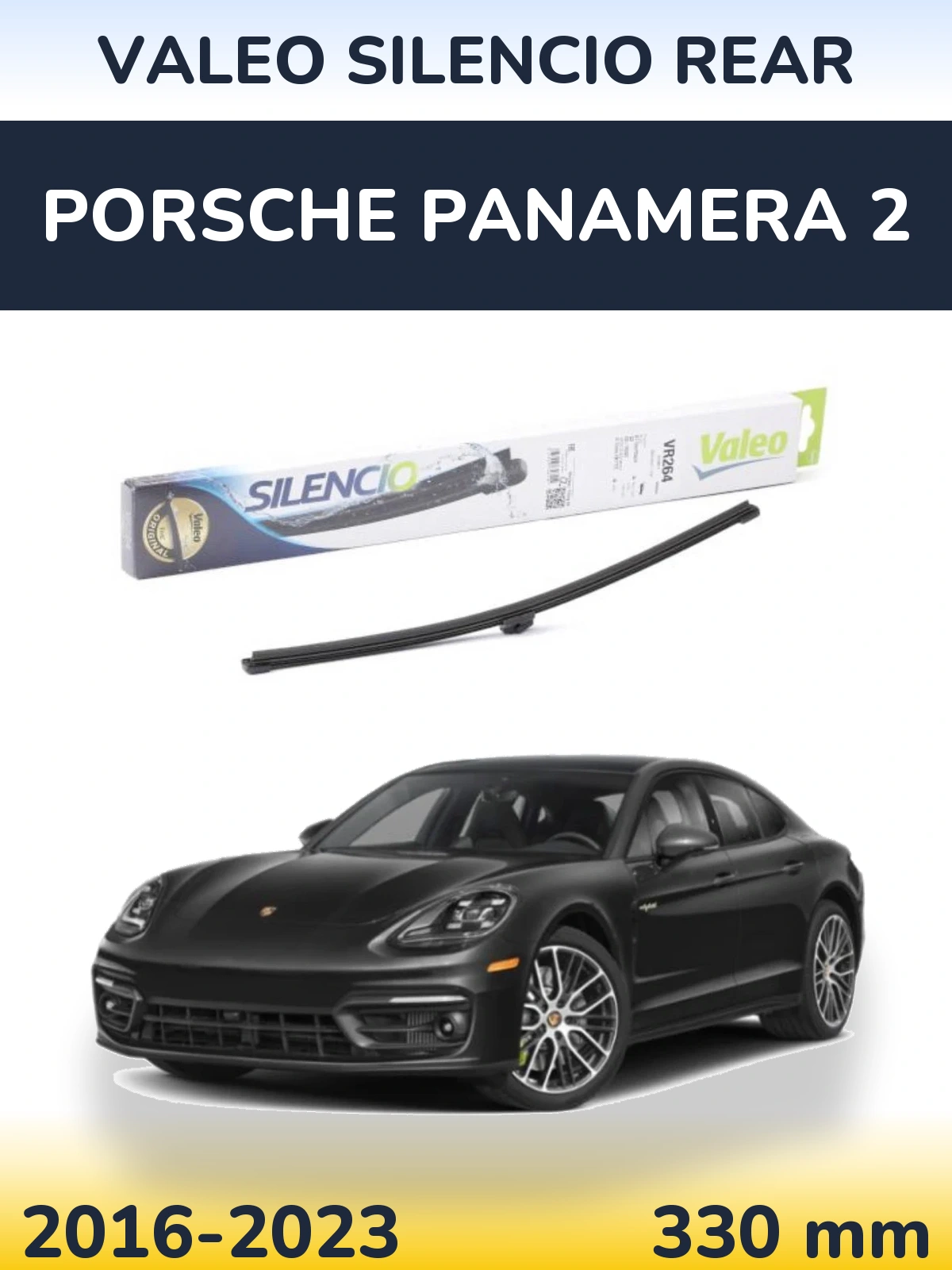 Zadní stěrač Valeo Silencio Rear 320 mm pro Porsche Panamera 2 2016-2023