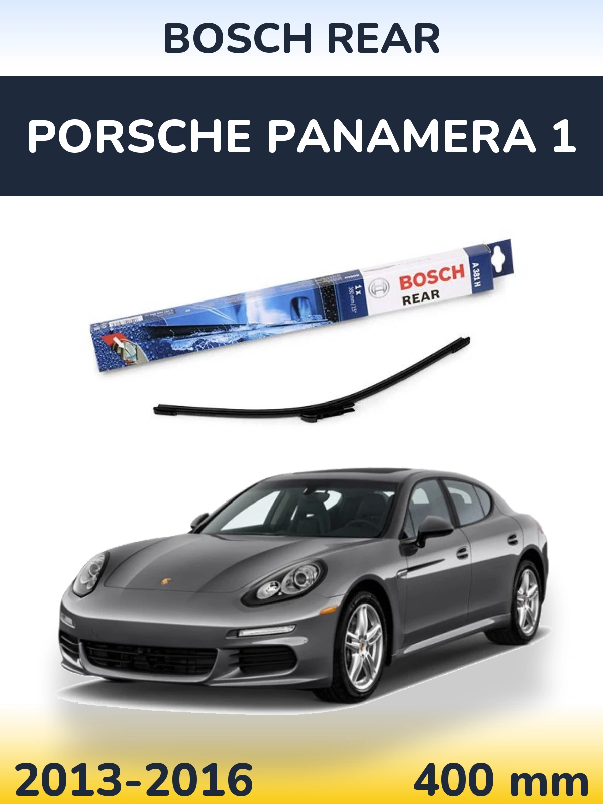 Zadní stěrač BOSCH Rear 380 mm pro Porsche Panamera 1 2013-2016